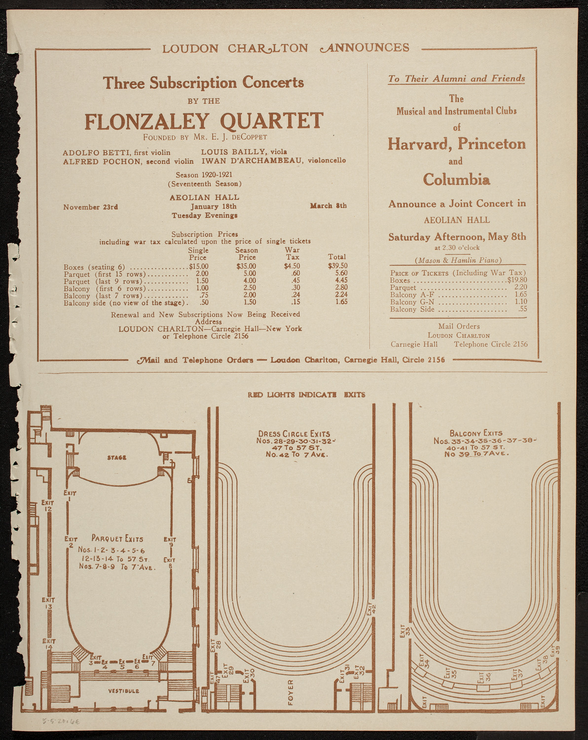 Polish Concert Festival, May 5, 1920, program page 11