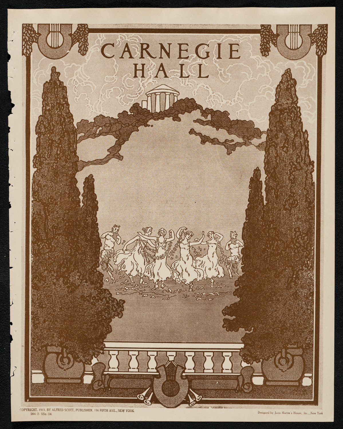 New York Philharmonic, February 15, 1924, program page 1