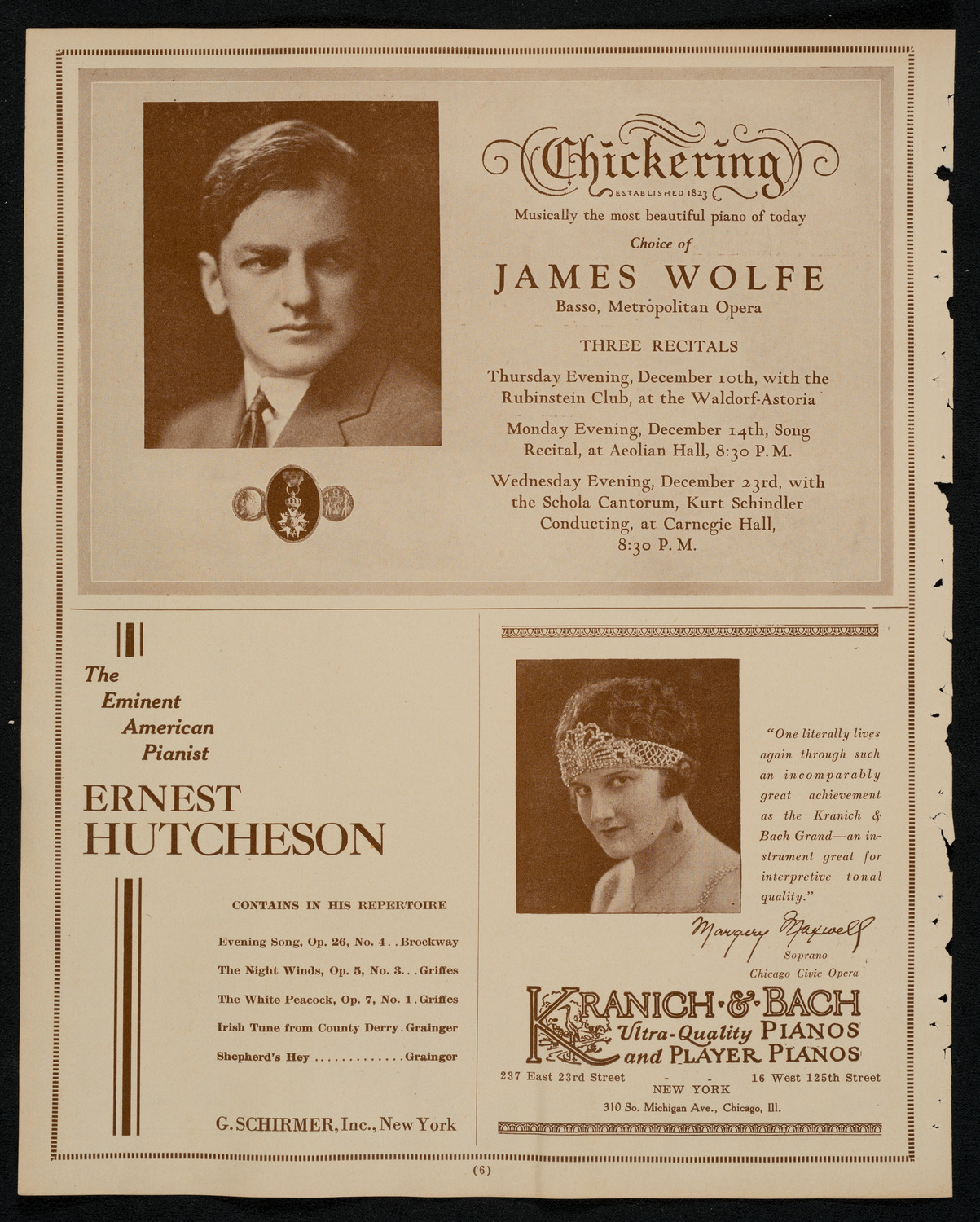 Newman Traveltalks: Paris and Northern France, December 6, 1925, program page 6