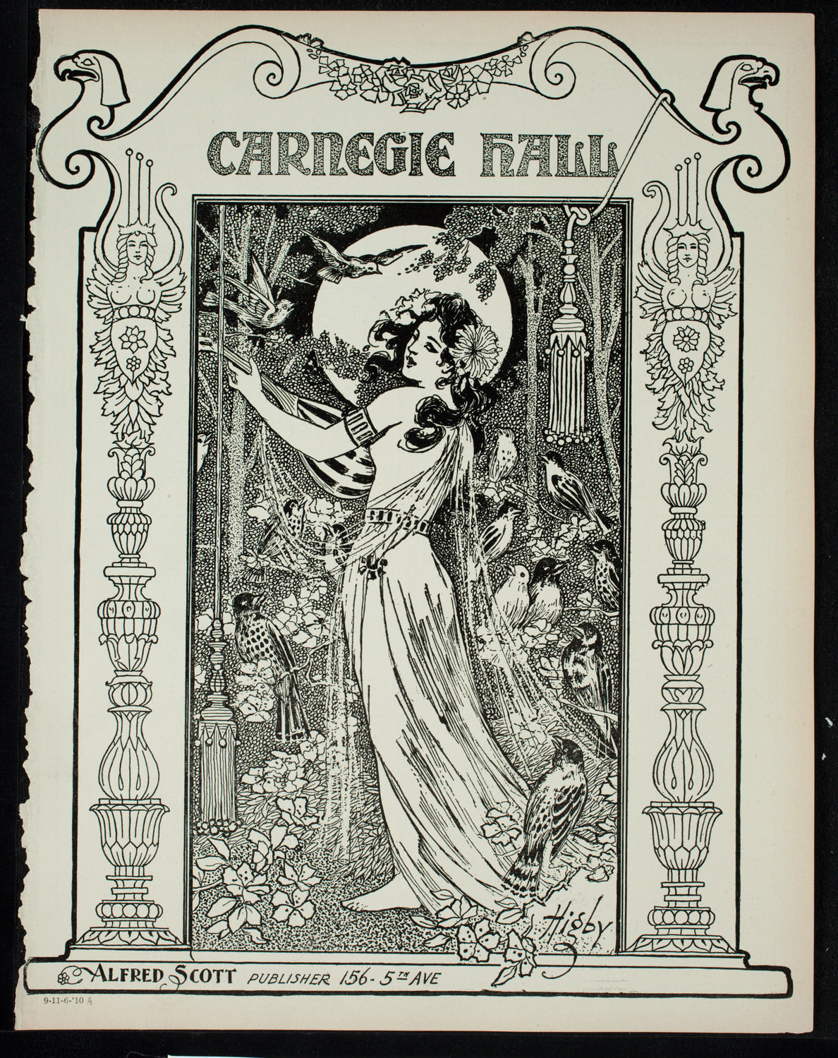 People's Symphony Concert, November 6, 1910, program page 1