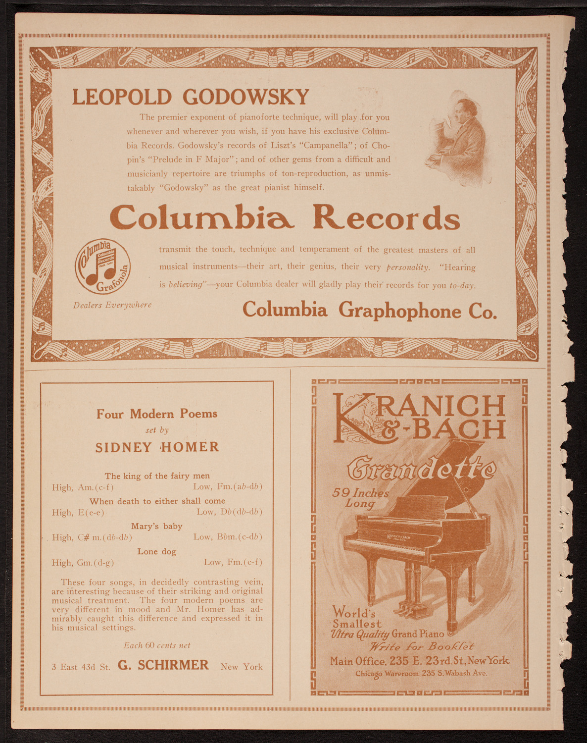 Anna Case, Soprano, October 14, 1917, program page 6