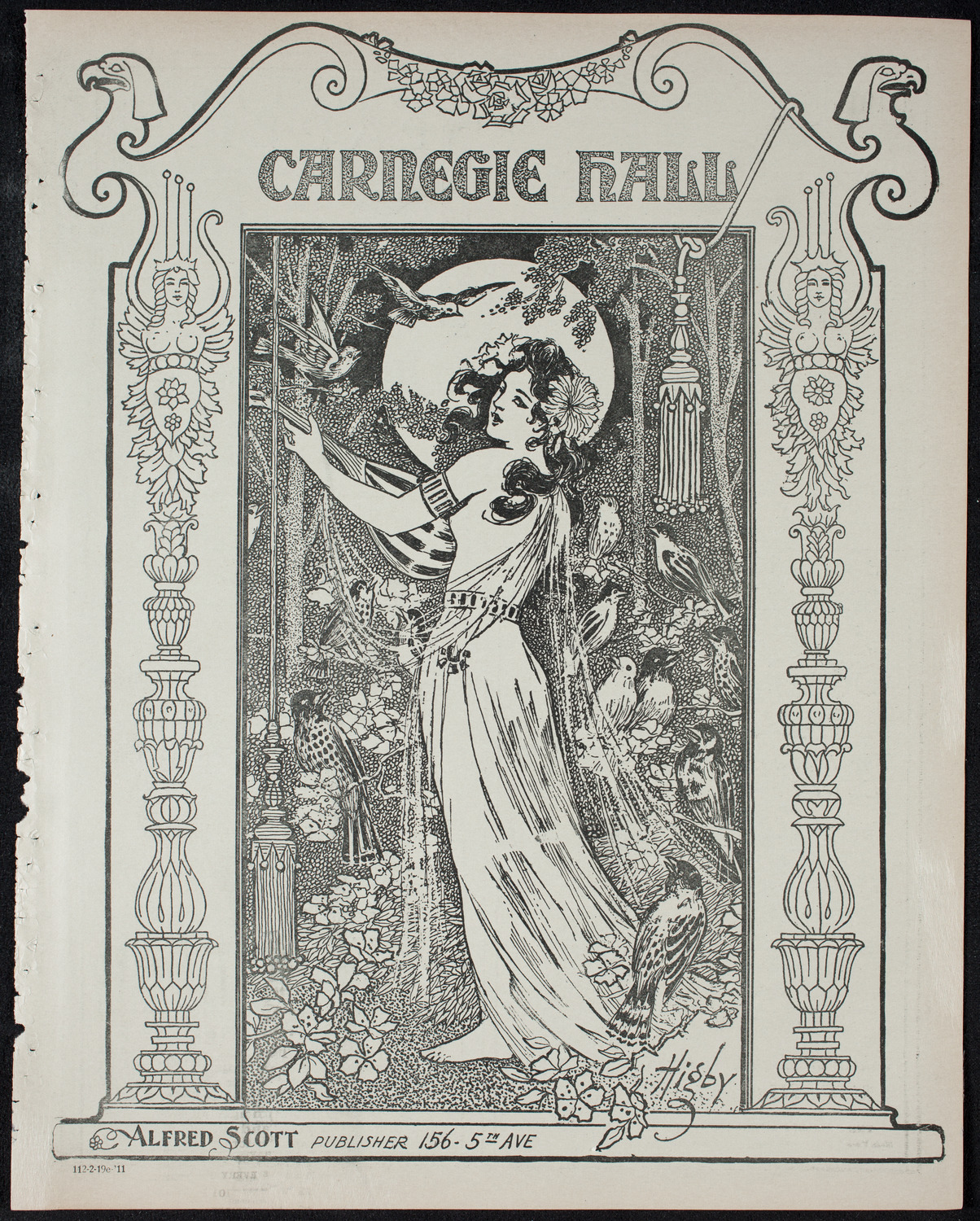 Burton Holmes Travelogue: Passion Play of 1910, February 19, 1911, program page 1