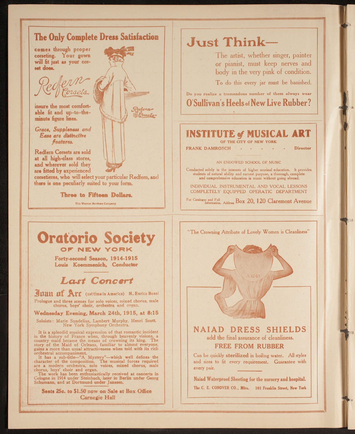 Lecture by Irvin S. Cobb, January 23, 1915, program page 2