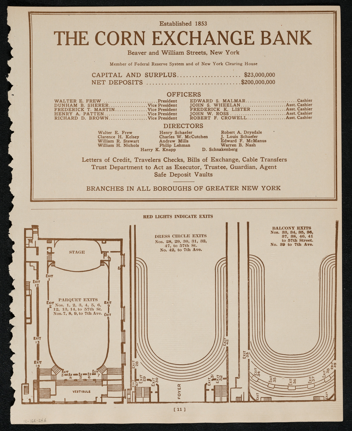 Philadelphia Orchestra, December 16, 1924, program page 11