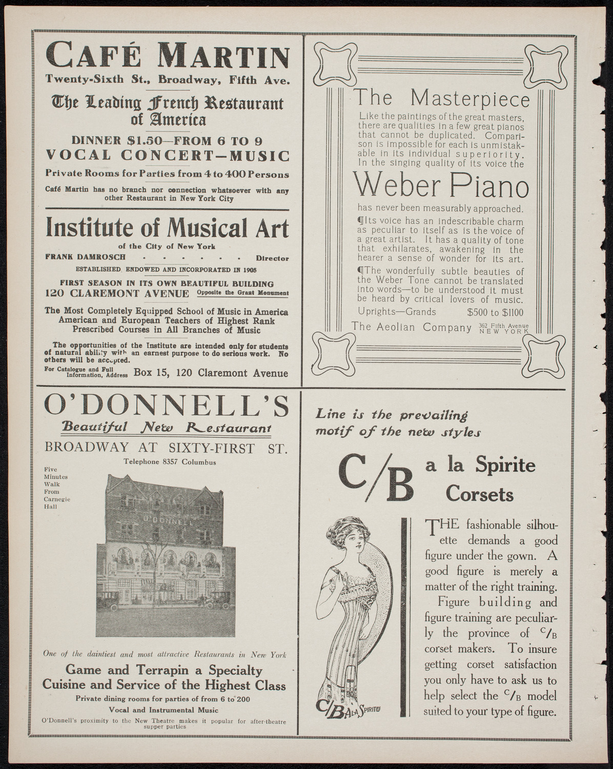 Danish Student Singers from the Royal University of Copenhagen, May 18, 1911, program page 6