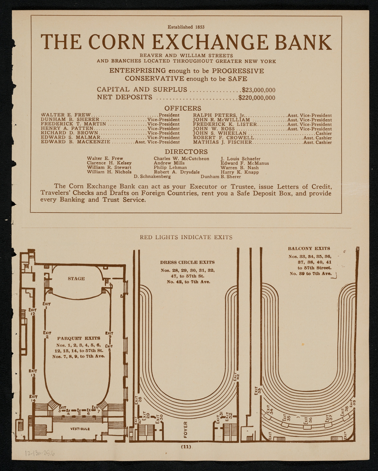 Cleveland Orchestra, December 13, 1925, program page 11