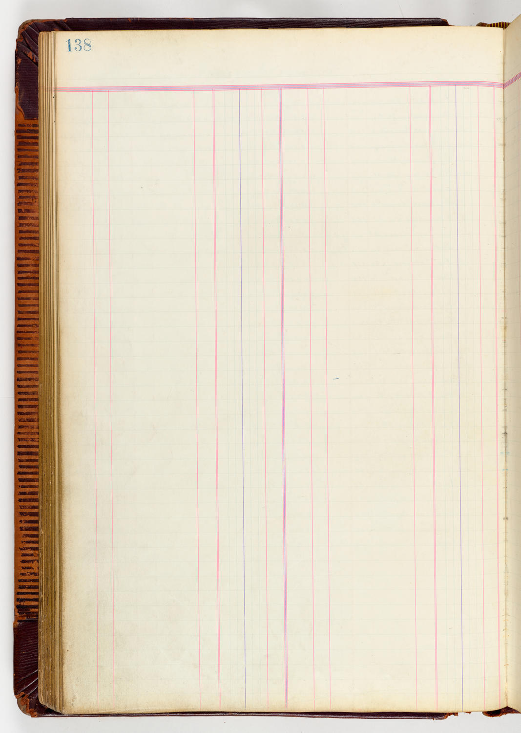 Music Hall Accounting Ledger, volume 3, page 138