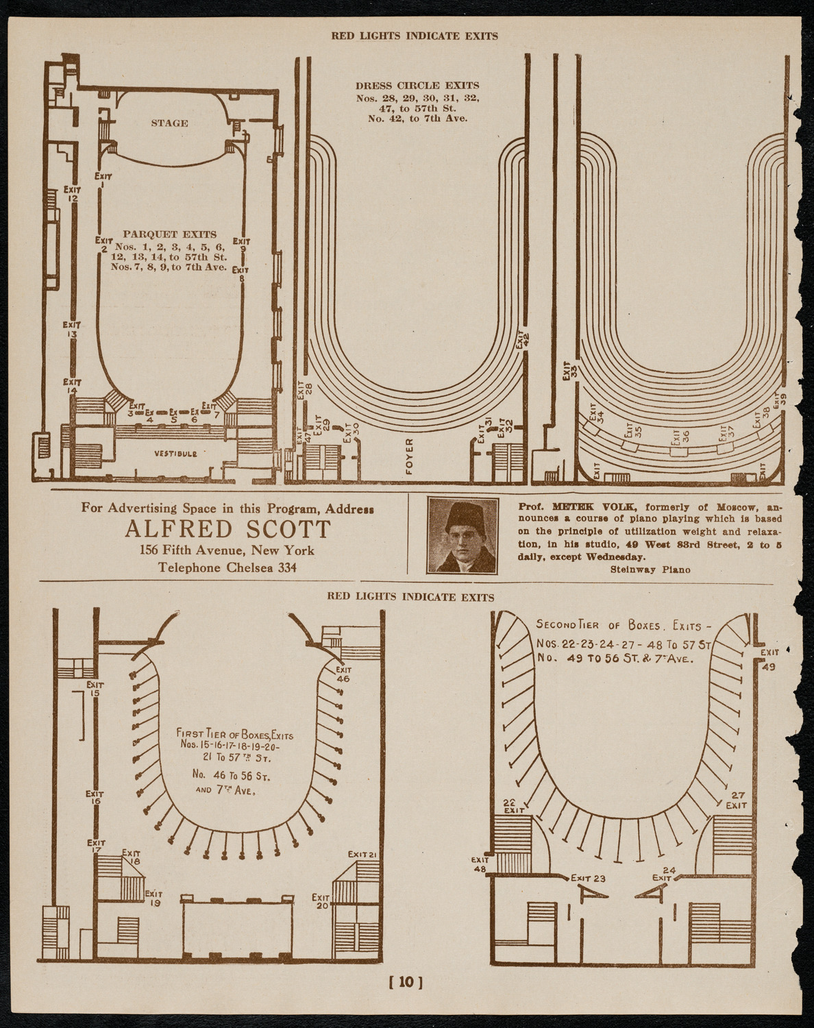 New York Philharmonic, February 19, 1922, program page 10
