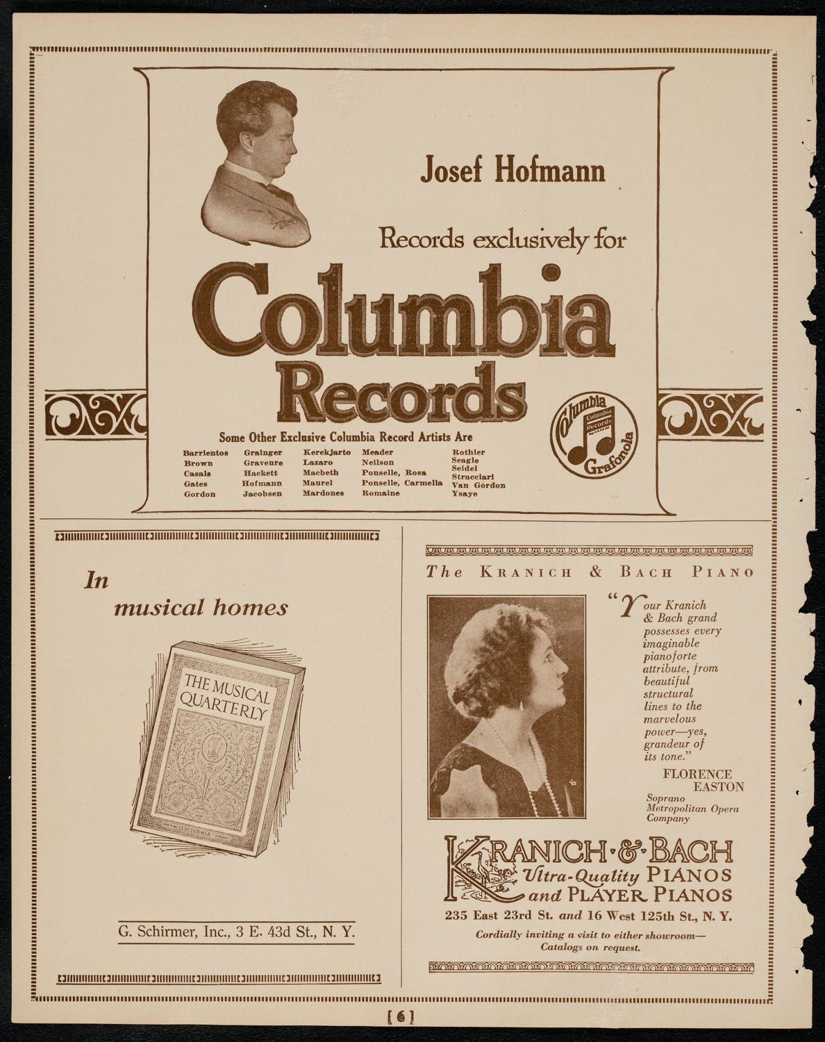 Symphony Concert for Young People, March 4, 1922, program page 6