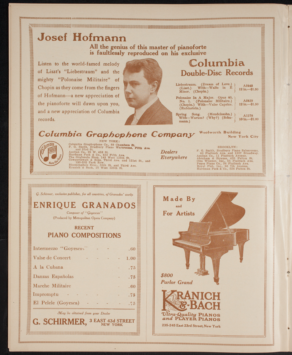 Russian Symphony Society of New York, March 18, 1916, program page 6