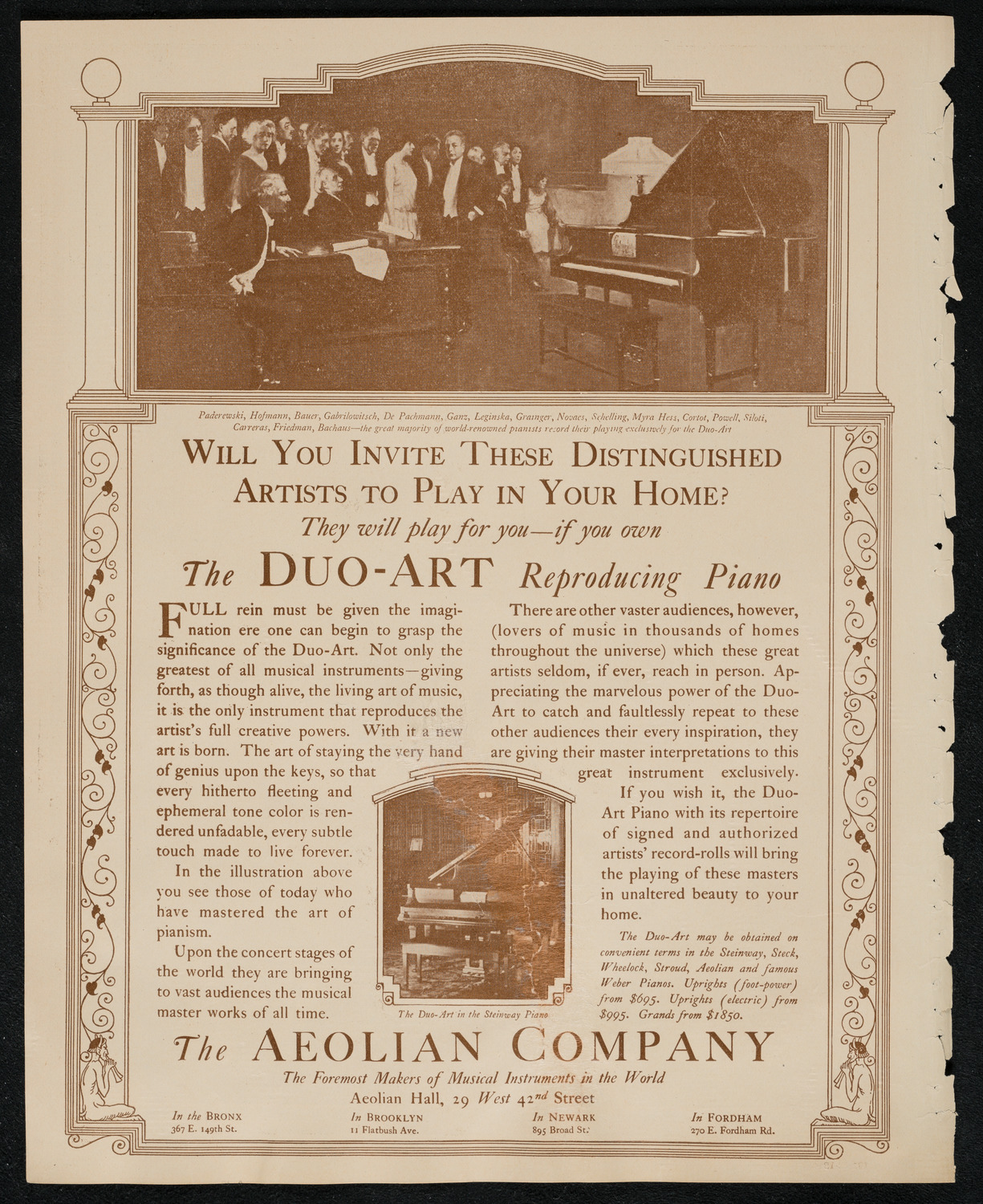 New York Symphony Orchestra, December 18, 1924, program page 2