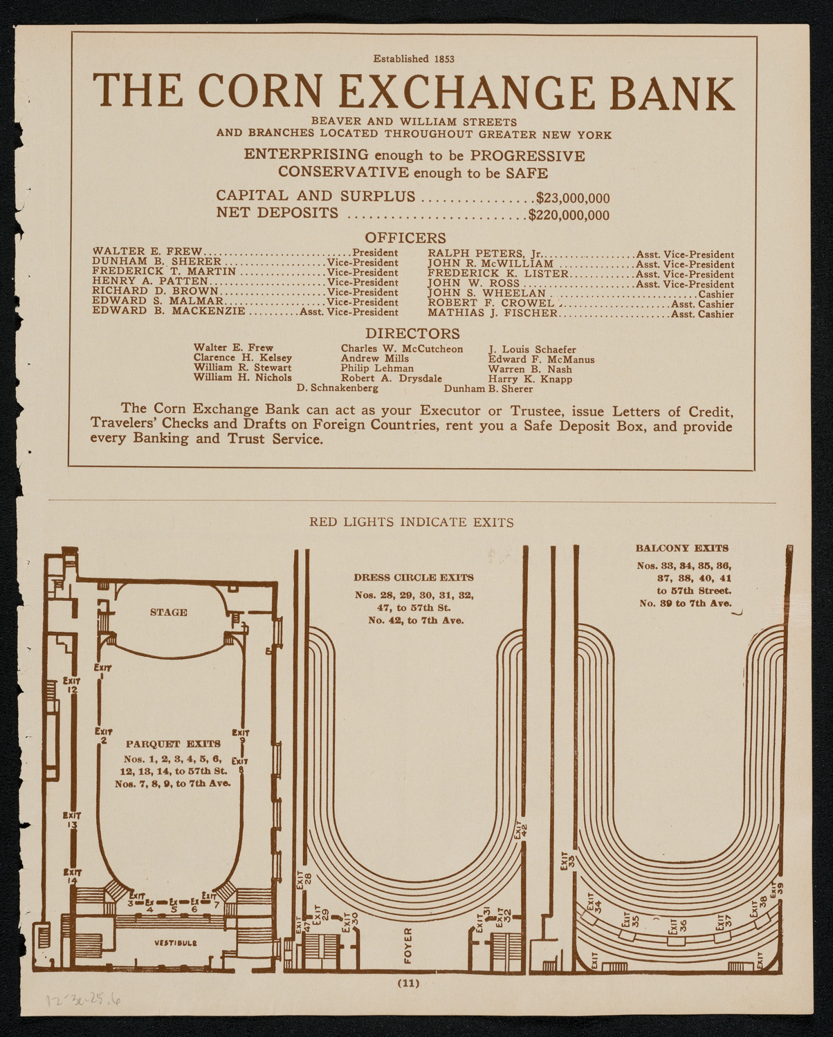 New York Philharmonic, December 3, 1925, program page 11