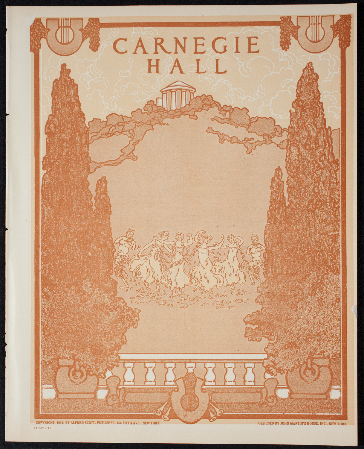 New York Philharmonic, March 5, 1915, program page 1