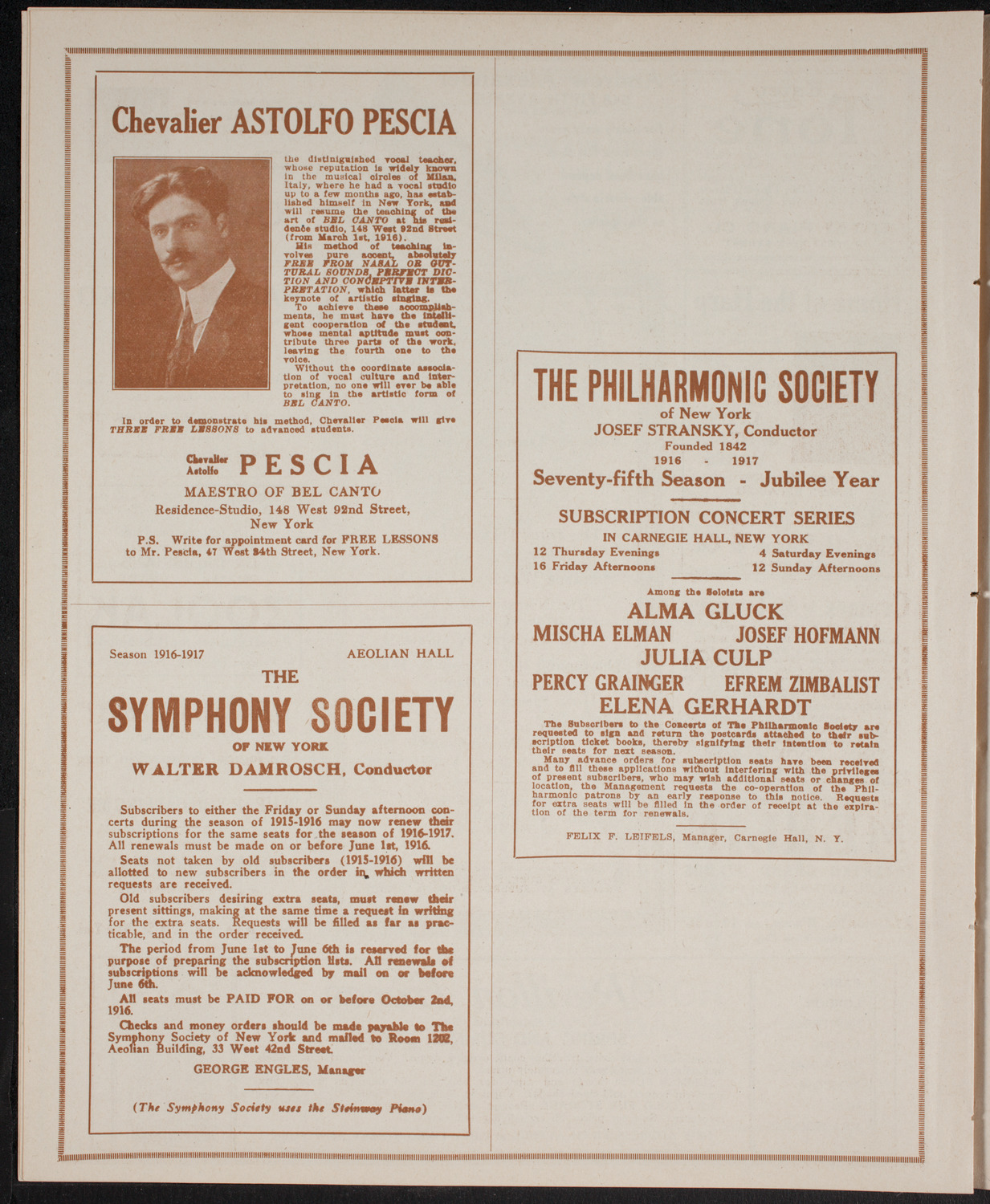 Second World Court Congress, May 3, 1916, program page 8