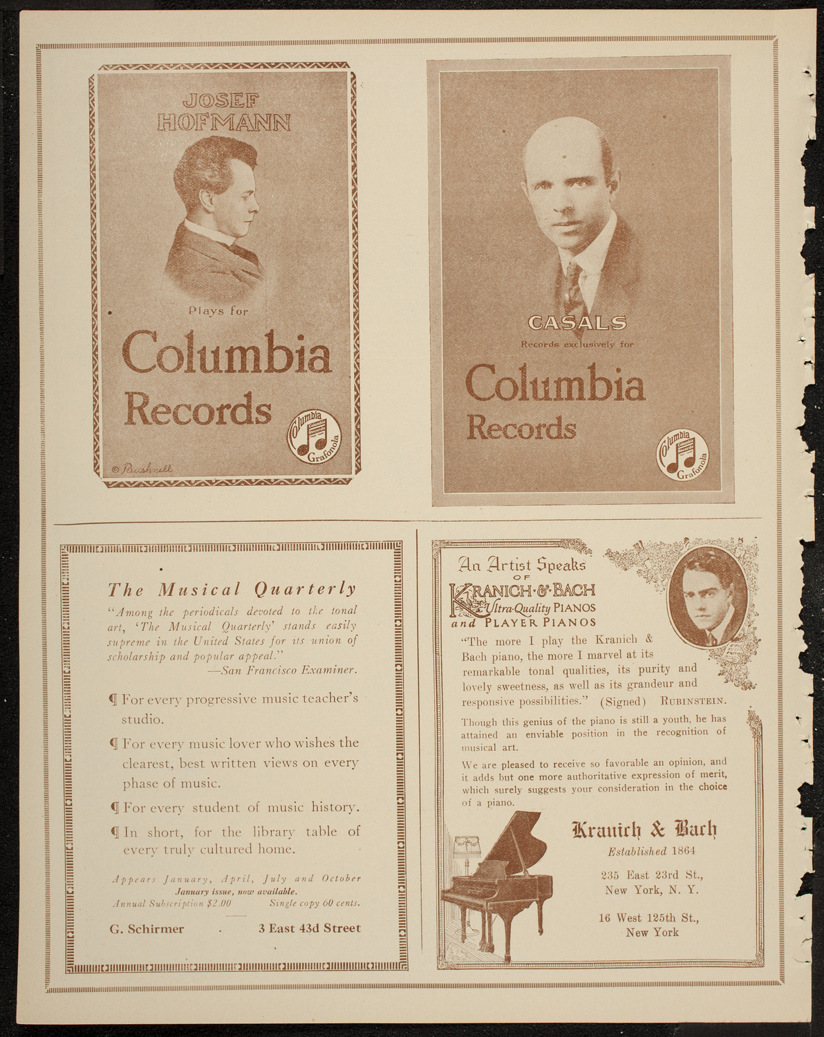 Lecture by Sir Oliver Lodge, February 17, 1920, program page 6