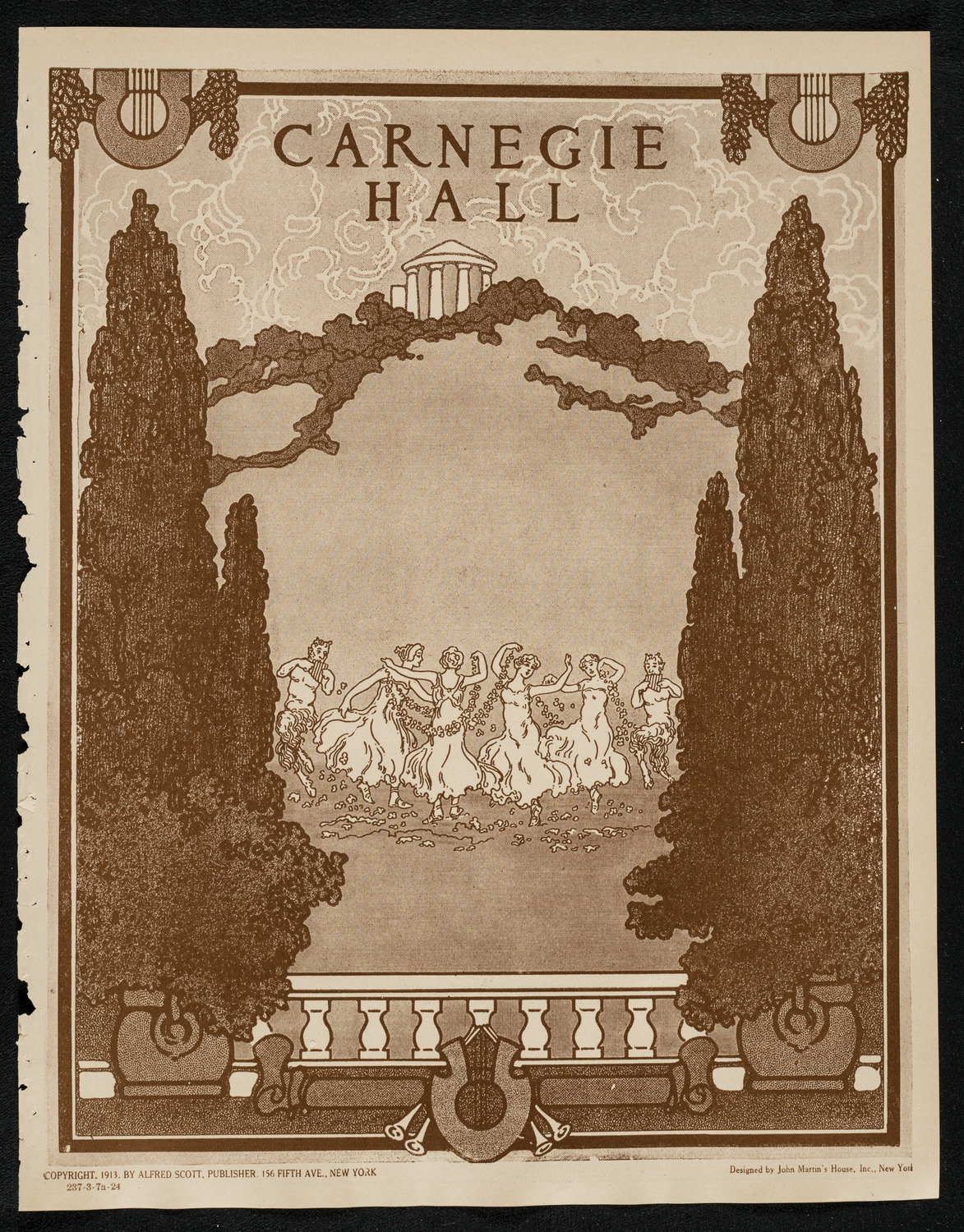 New York Philharmonic, March 7, 1924, program page 1