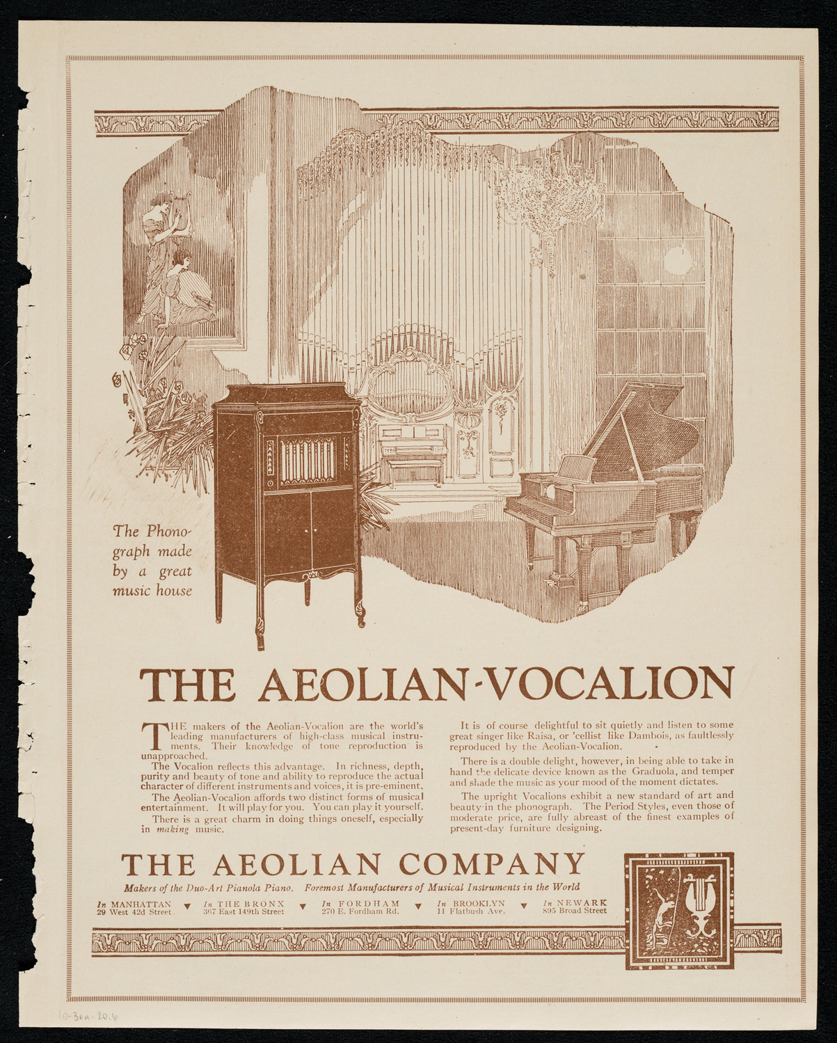 Ervin Nyiregyházi, Piano, October 30, 1920, program page 11