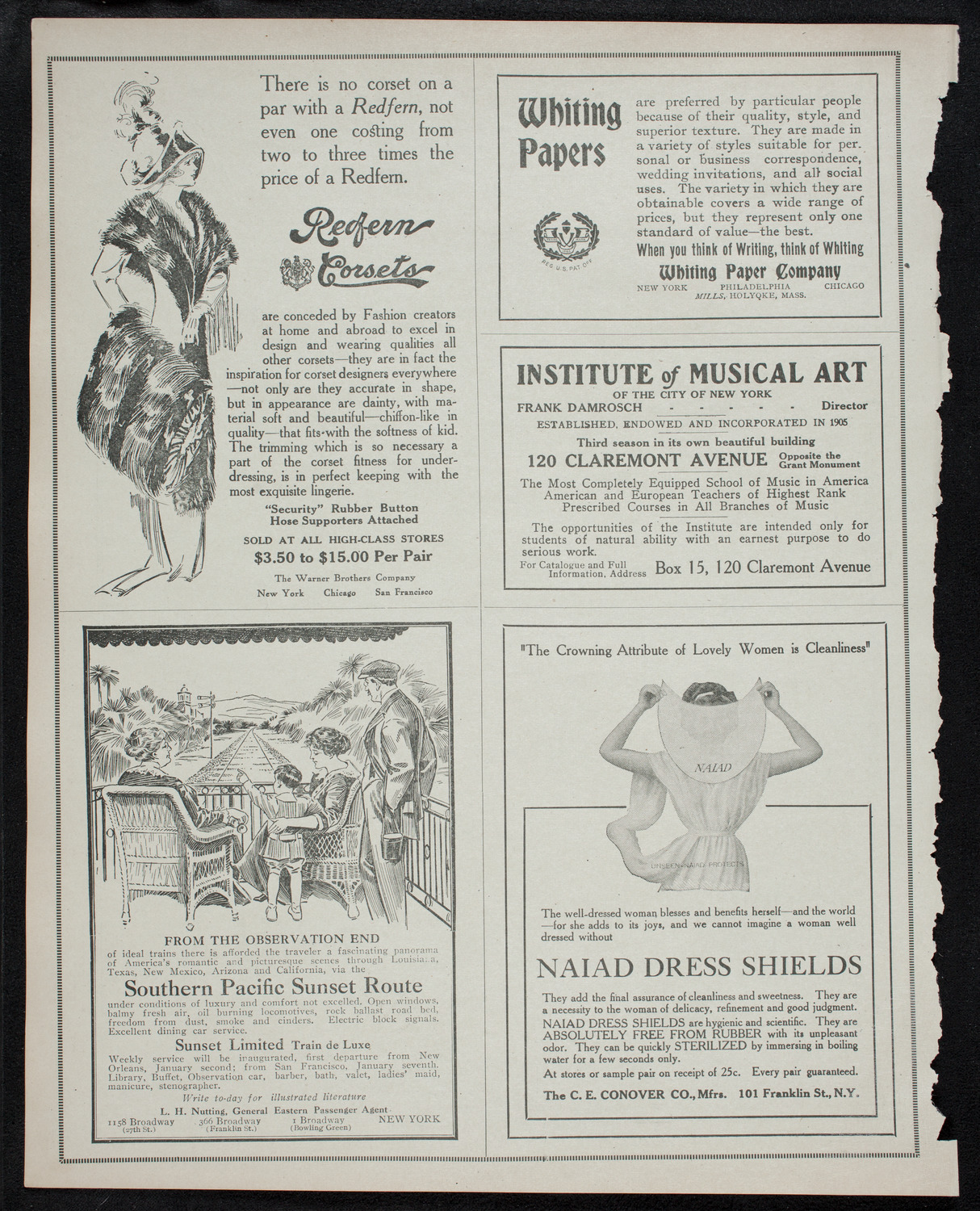 New York Philharmonic, November 22, 1912, program page 2