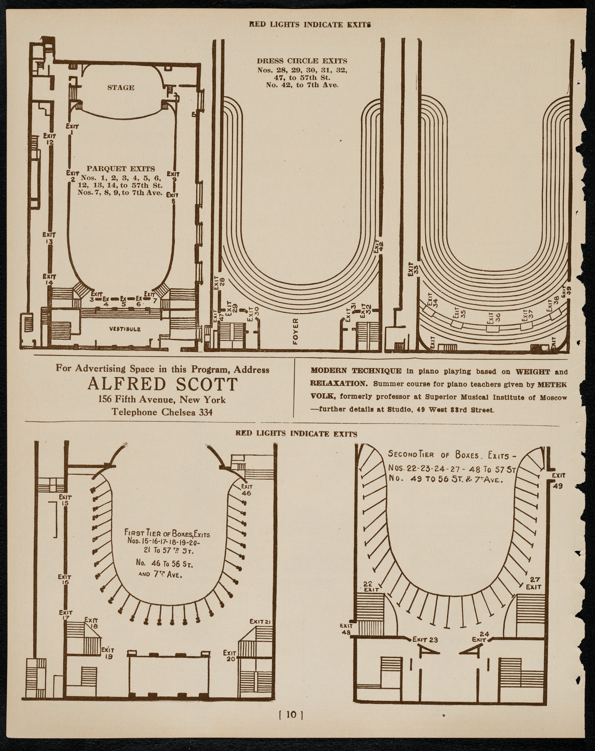 New York Philharmonic, April 8, 1922, program page 10