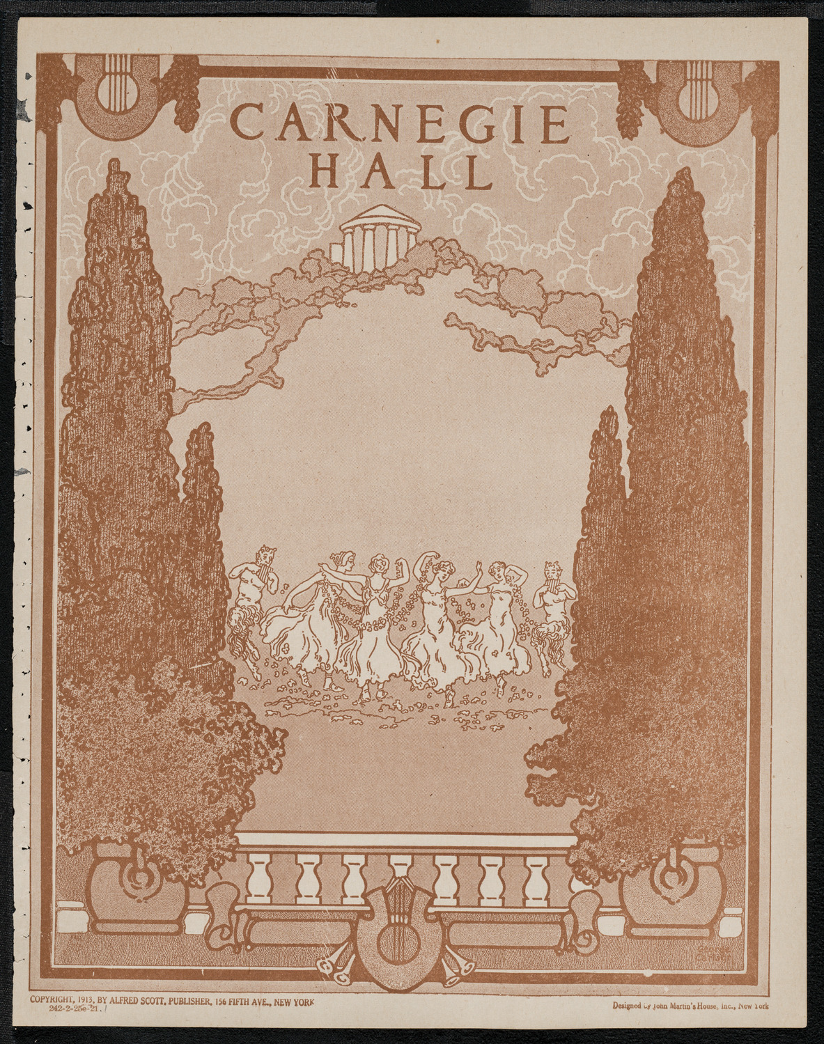 Lecture by Sir Philip Gibbs, February 25, 1921, program page 1