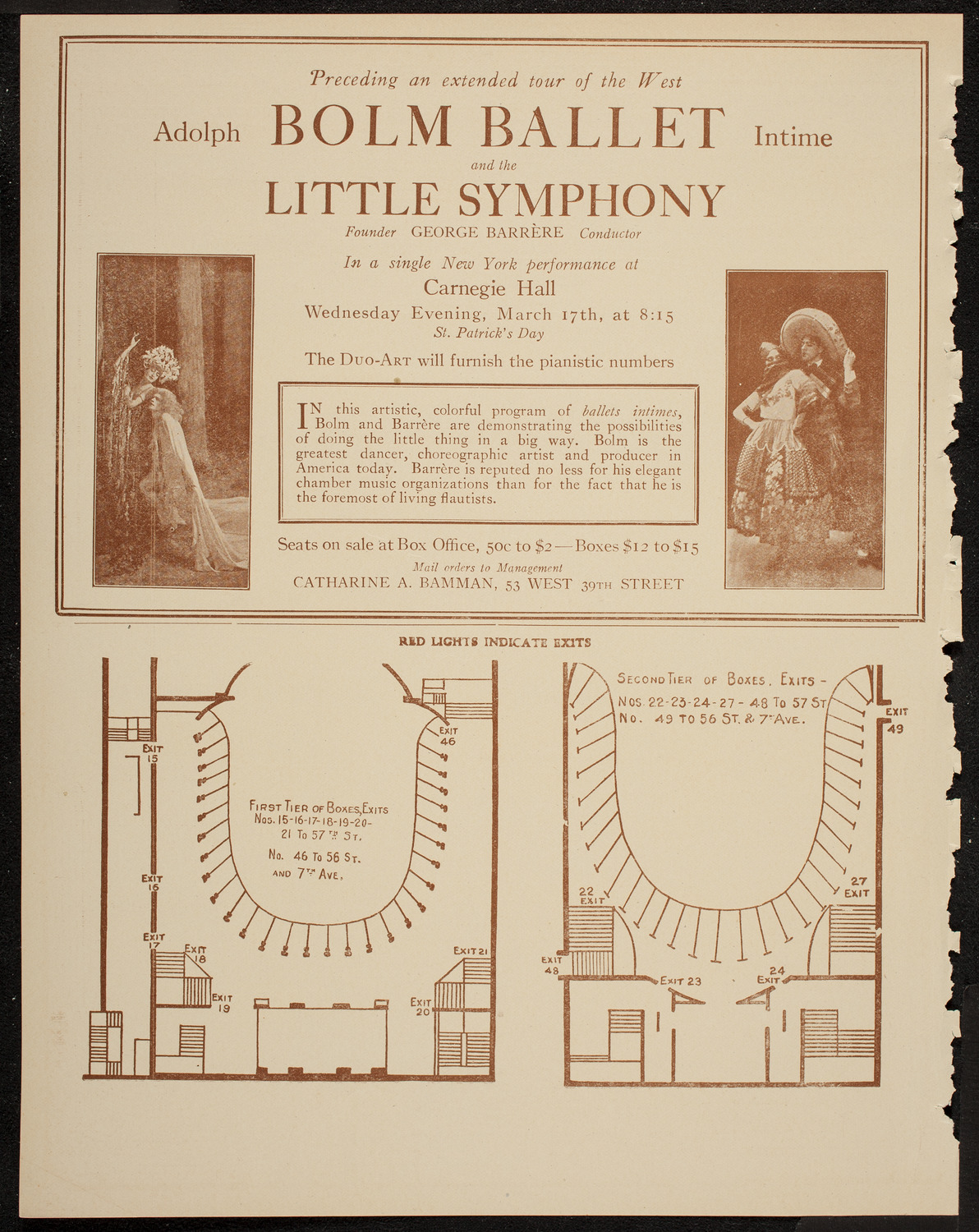 Jewish Folk-Songs Chorus, March 14, 1920, program page 10