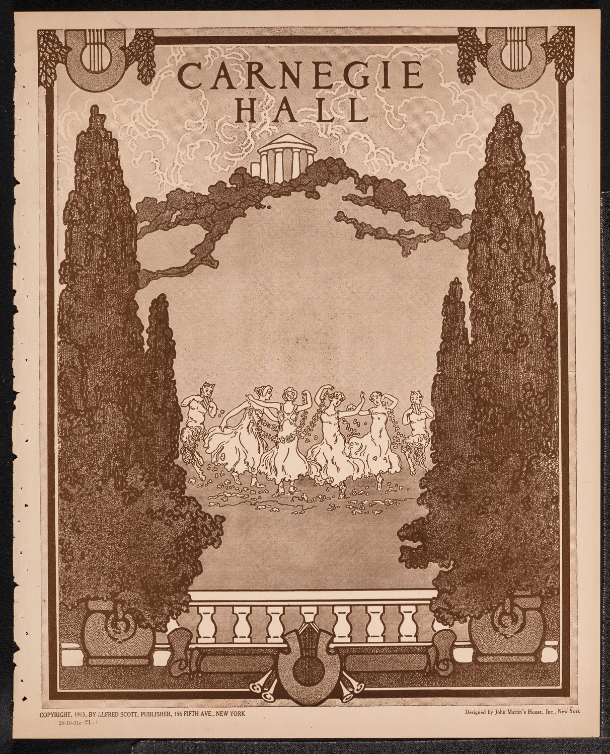 Richard Strauss with Philadelphia Orchestra, October 31, 1921, program page 1