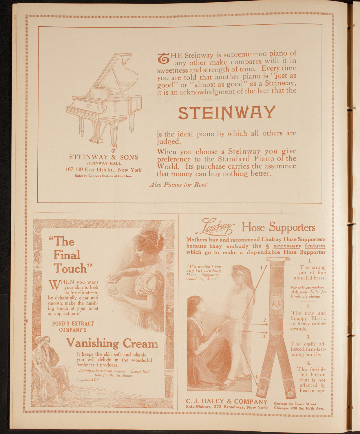 Elmendorf Lecture: Around the Mediterranean, November 15, 1914, program page 4