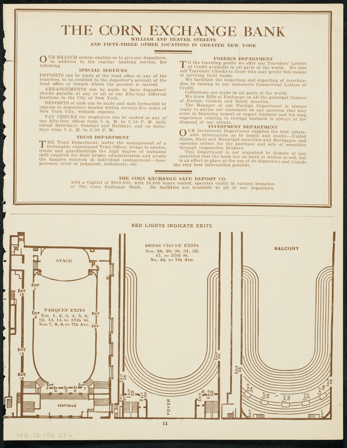 Columbia University Chorus, December 15, 1923, program page 11