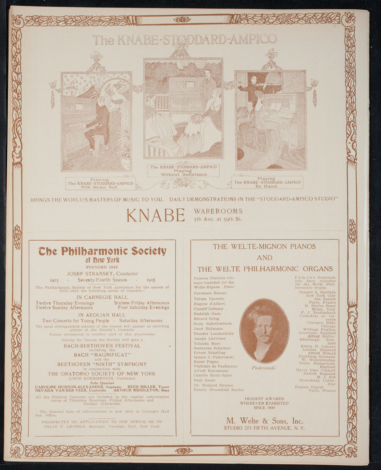 Fashion Show: "Yesterday or To-Morrow", October 9, 1915, program page 12