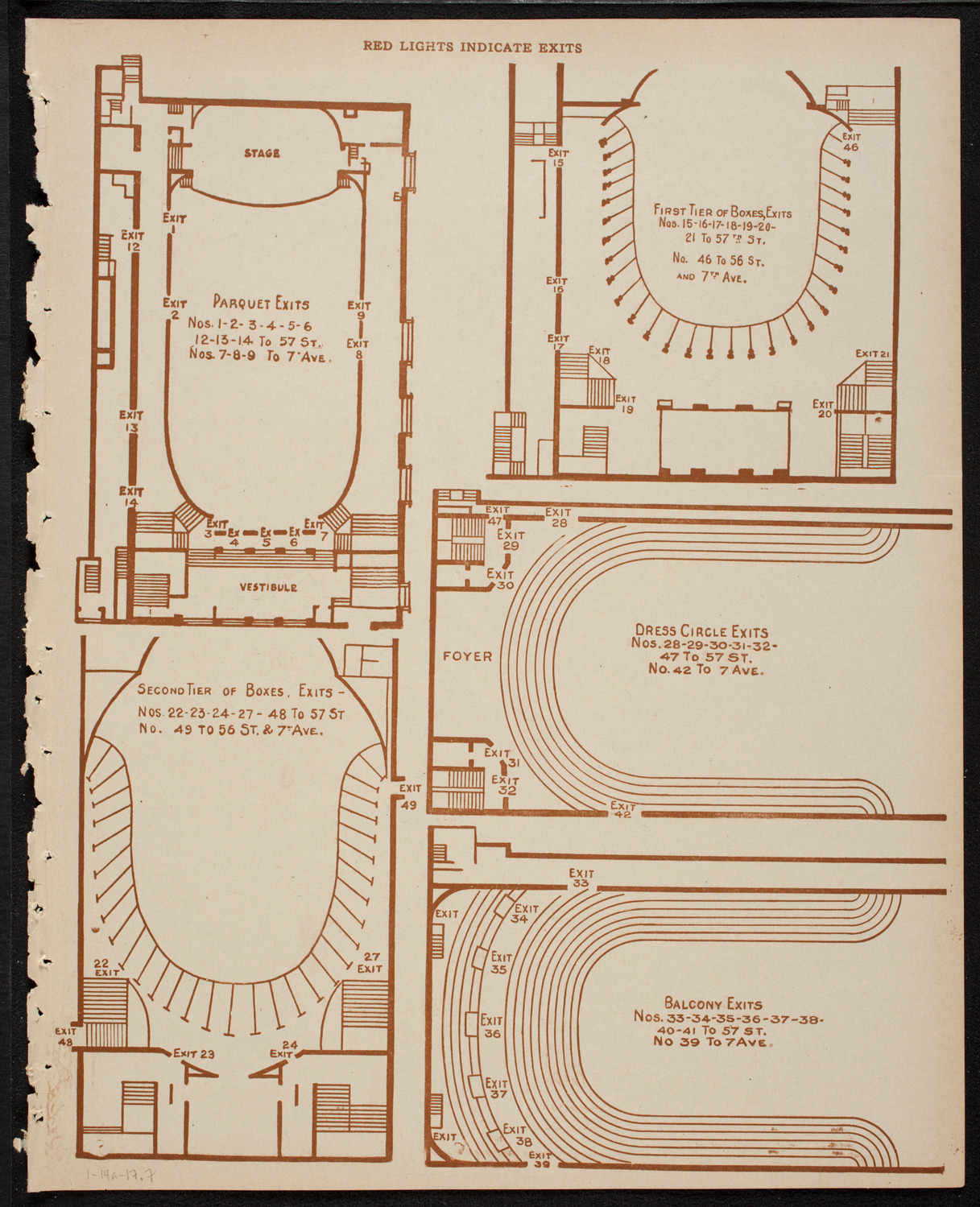 Mischa Elman, Violin, January 14, 1917, program page 13