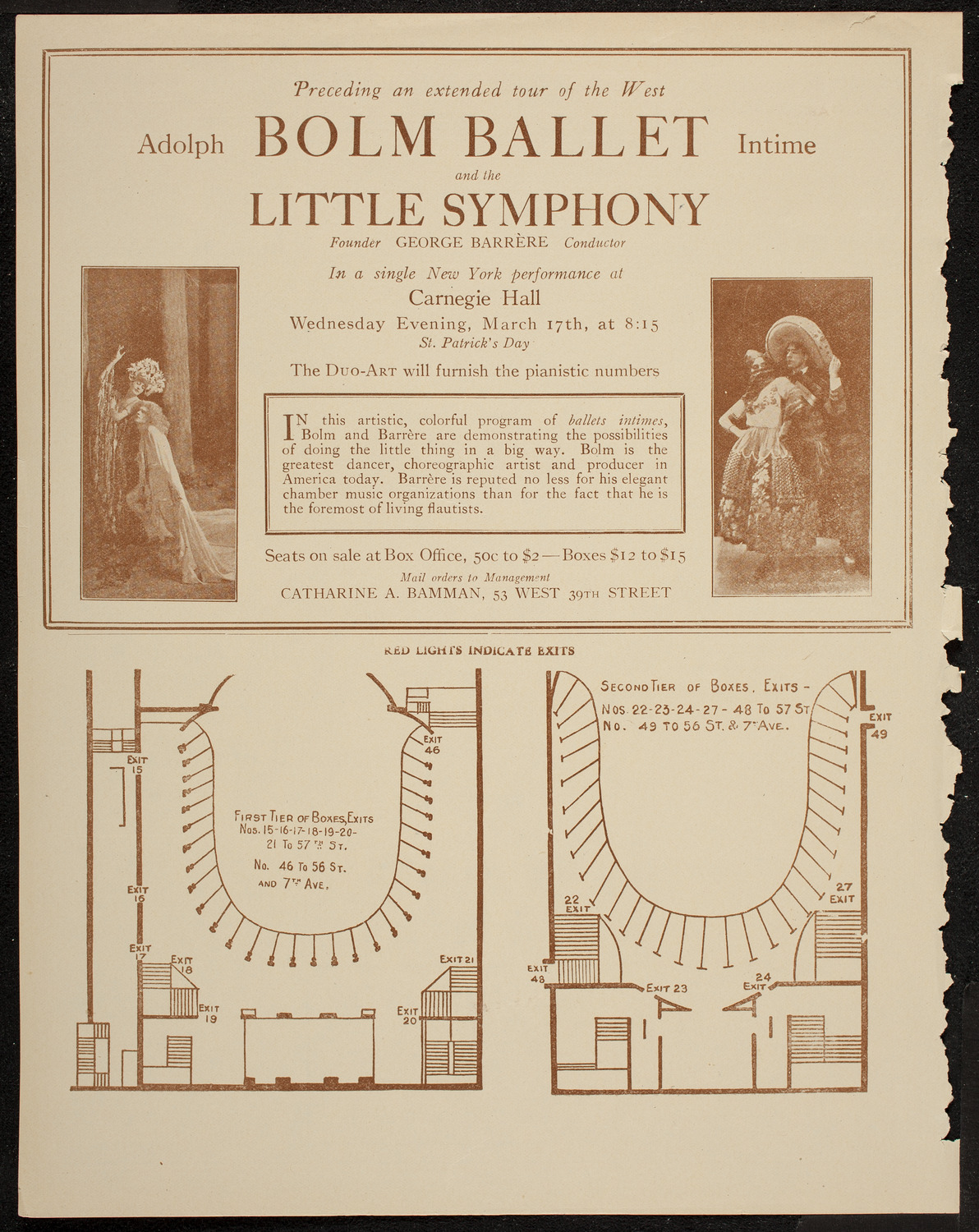 Philadelphia Orchestra, March 9, 1920, program page 10