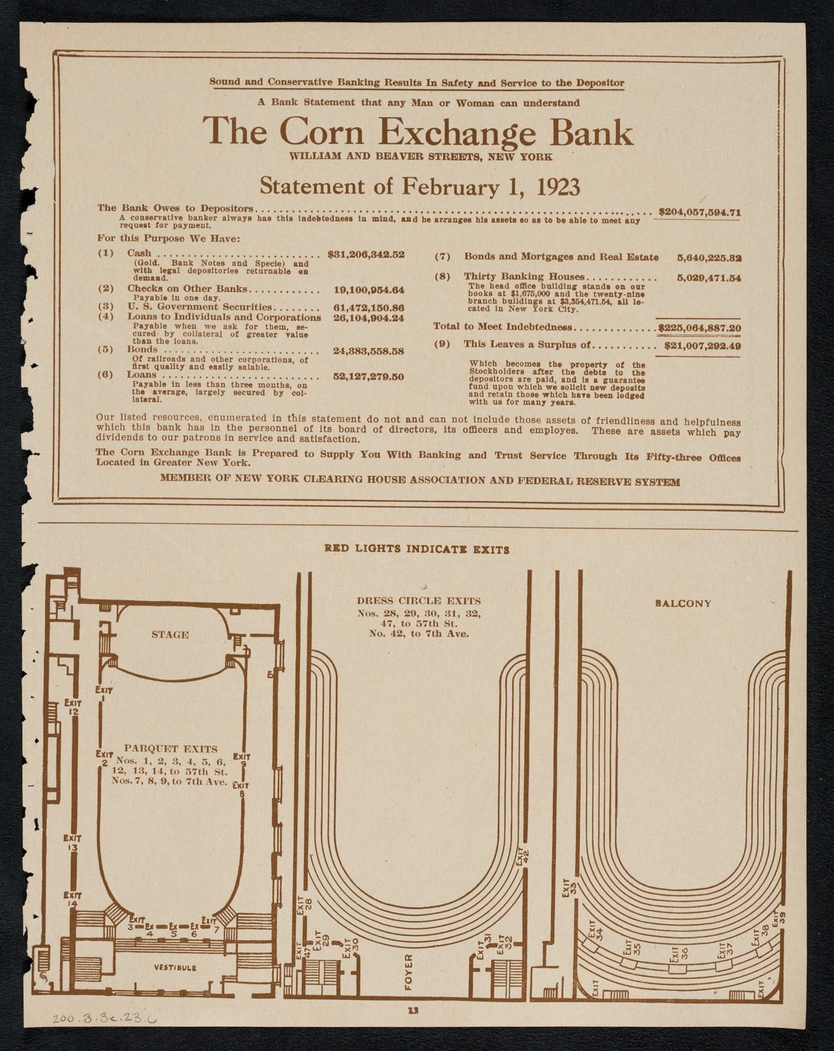 Intercollegiate Glee Club Contest, March 3, 1923, program page 11