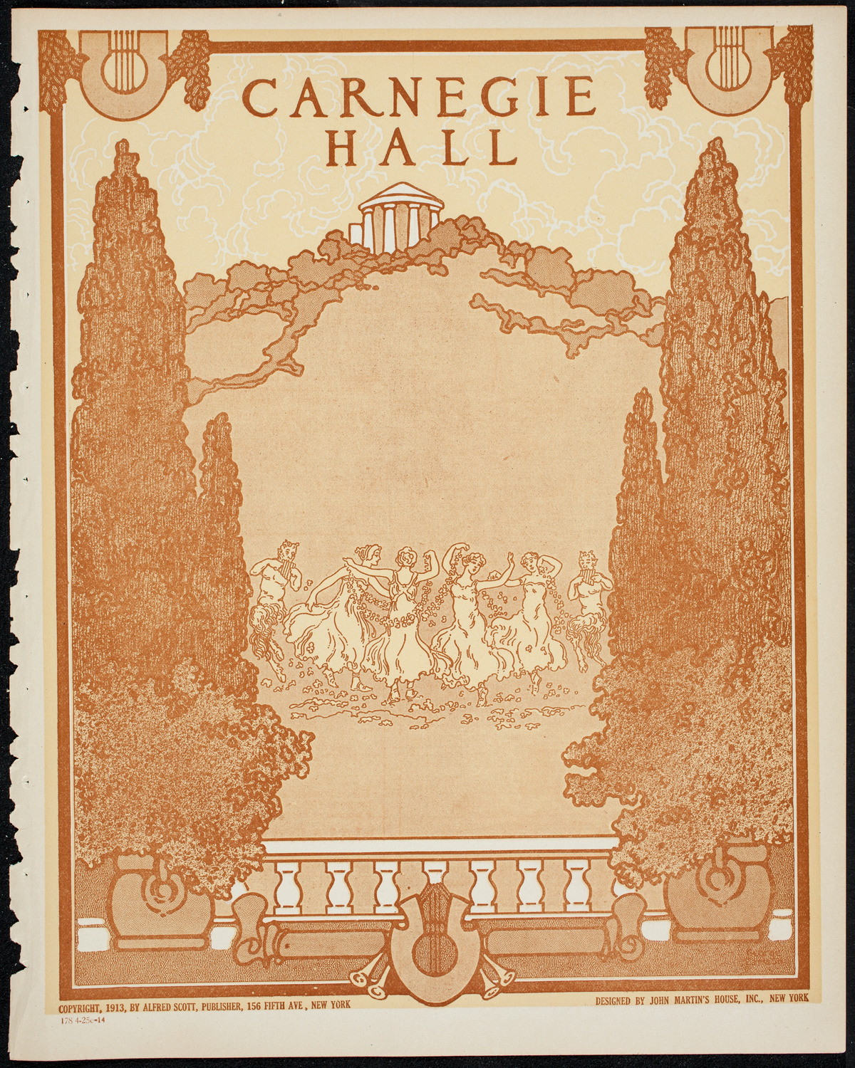 Oratorio Society of New York, April 25, 1914, program page 1