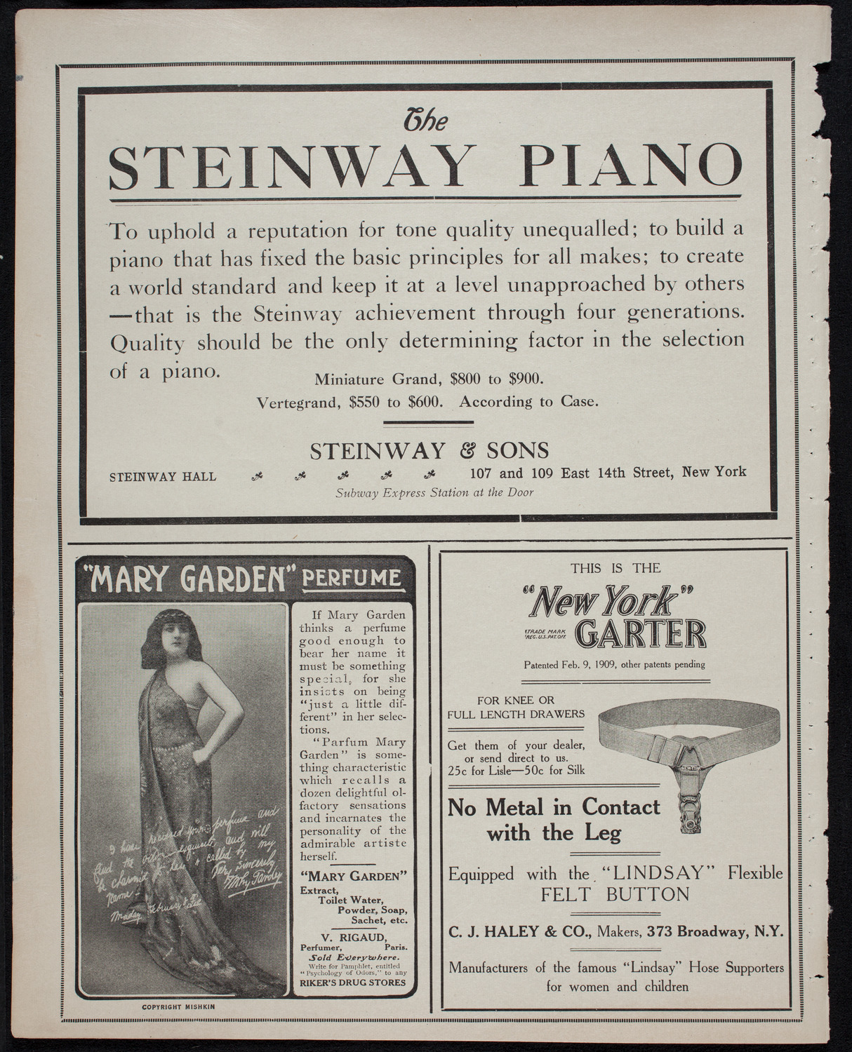 Otakar Gregor, Violin, October 8, 1911, program page 4