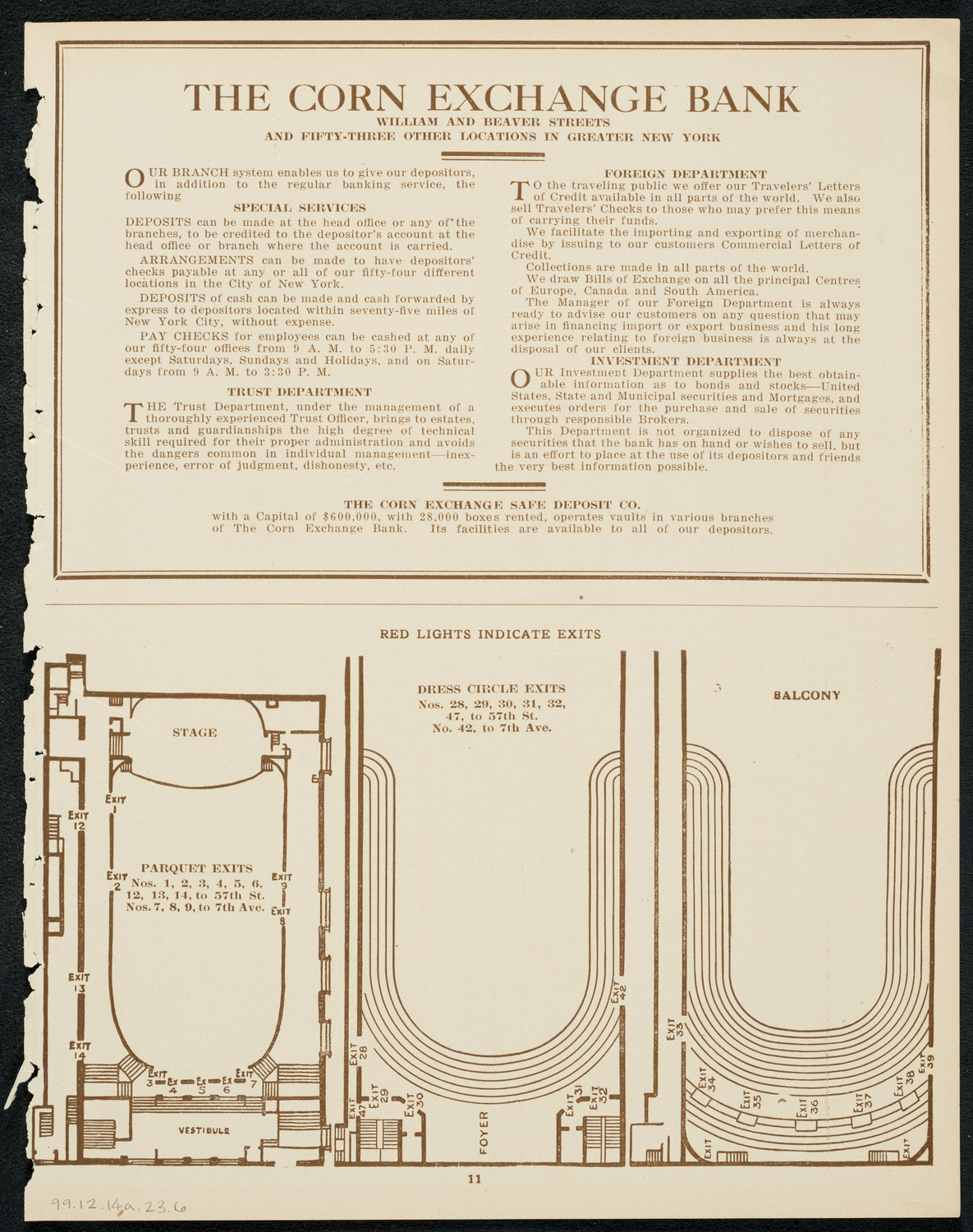 New York Philharmonic, December 14, 1923, program page 11
