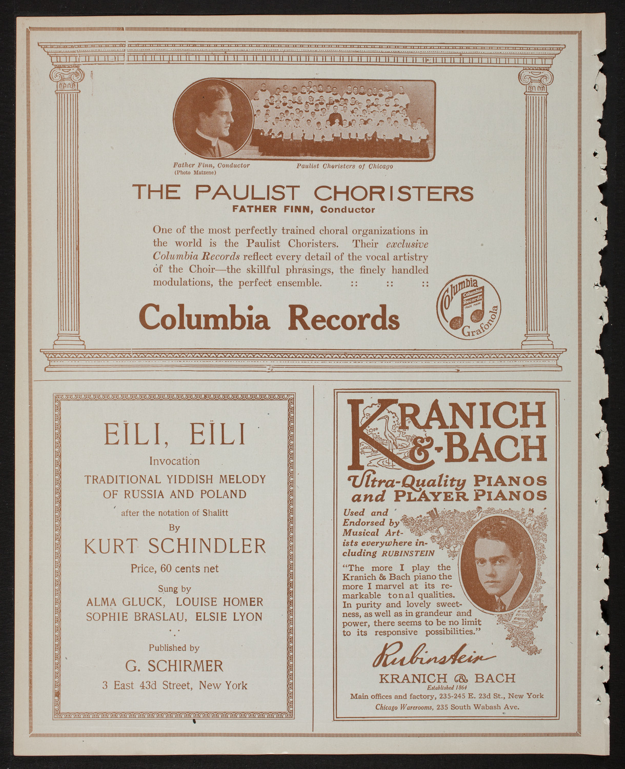 Boston Symphony Orchestra, February 14, 1918, program page 6