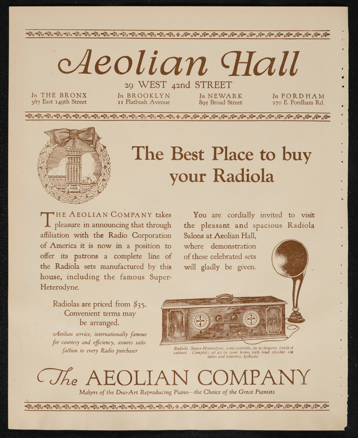 Sasha Culbertson, Violin, December 29, 1924, program page 2