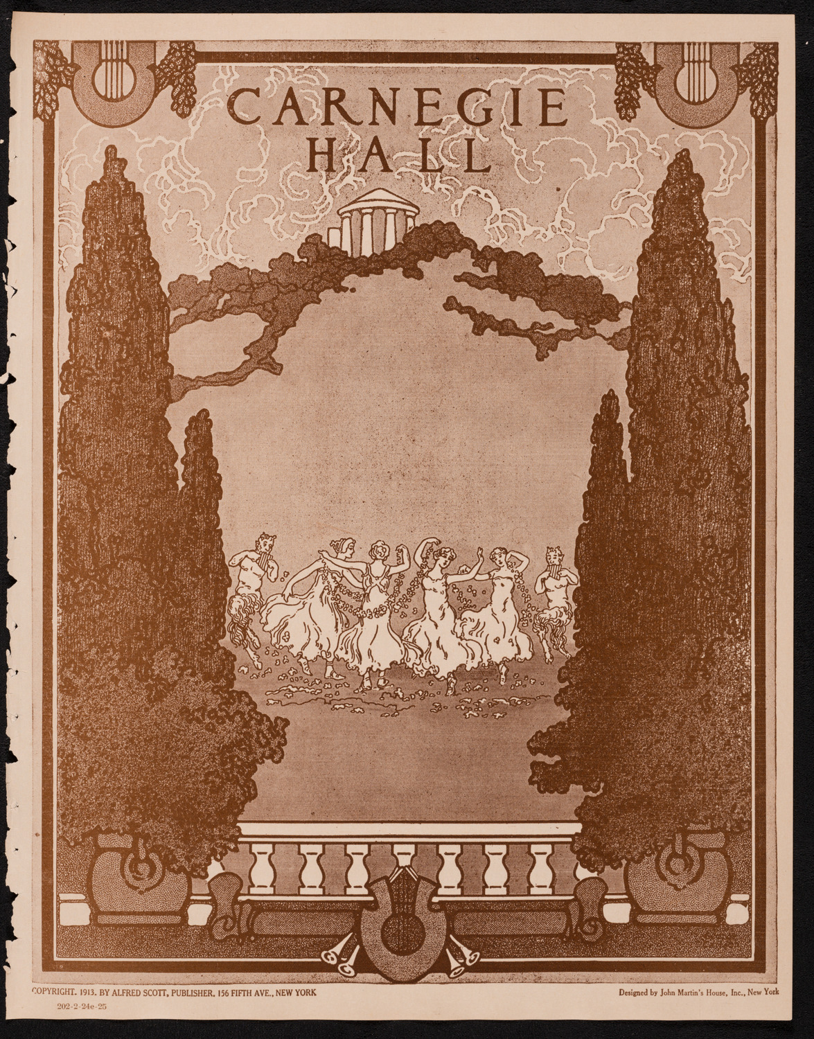 Schola Cantorum of New York, February 24, 1925, program page 1