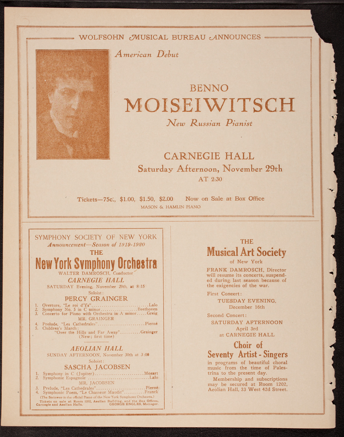 Newman Traveltalks: Occupied Germany, November 24, 1919, program page 8