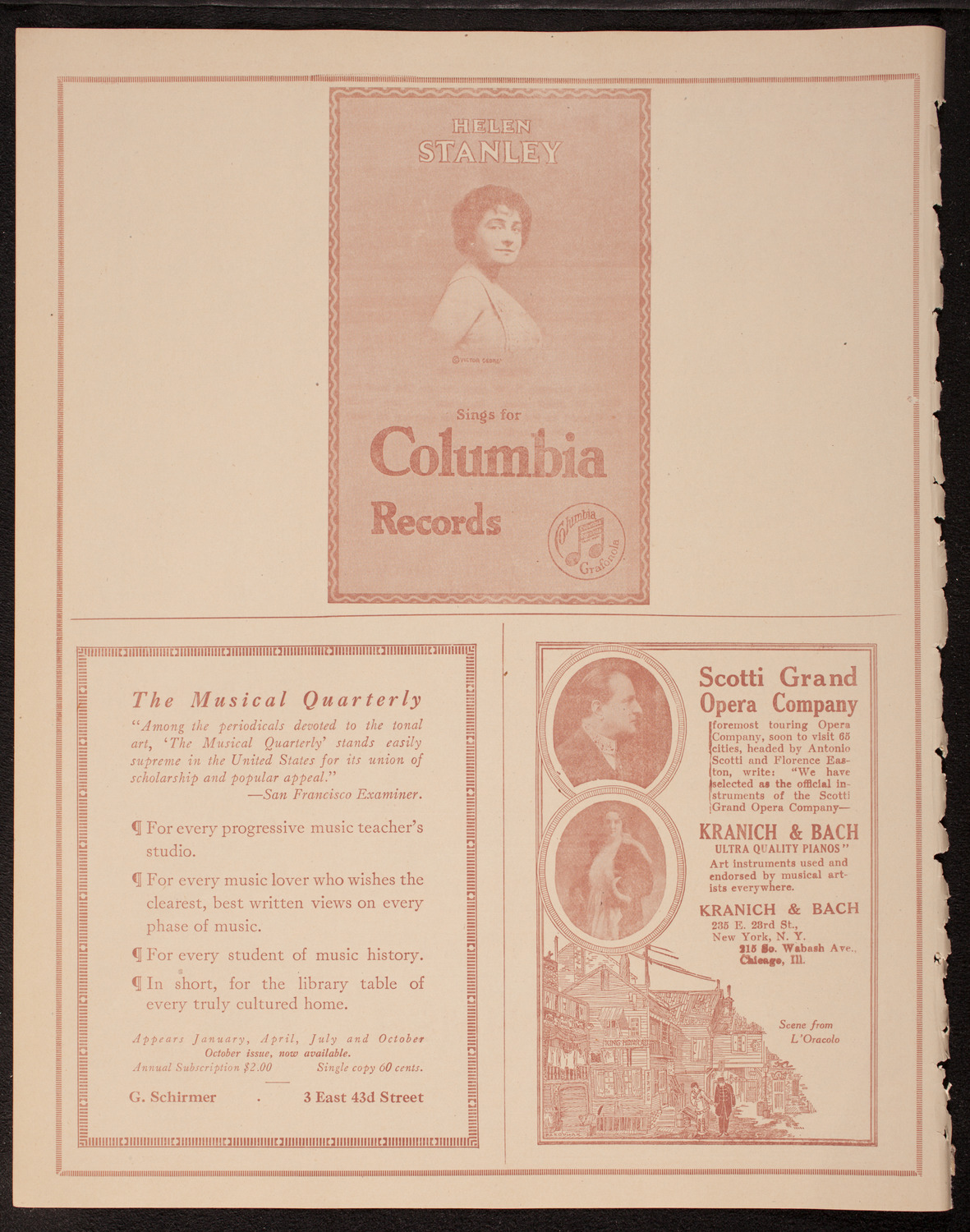 Ruth Ray, Violin, November 4, 1919, program page 6