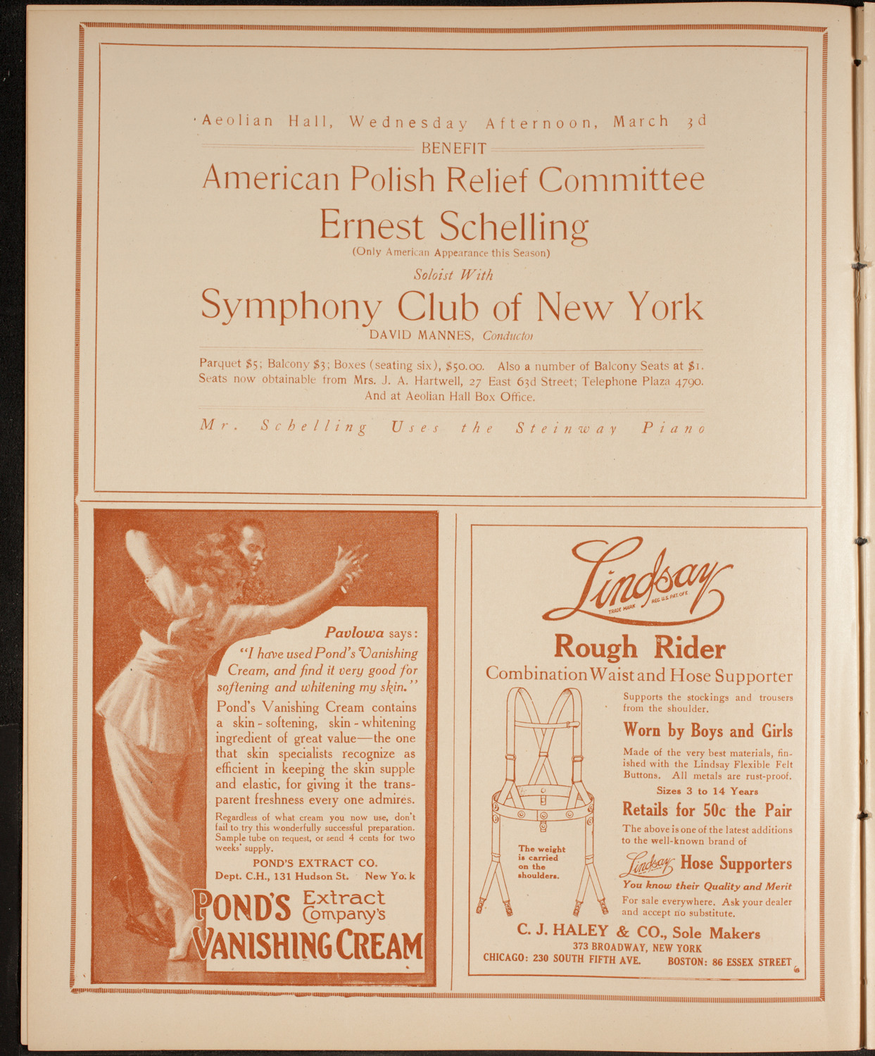 Symphony Concert for Young People, February 27, 1915, program page 4