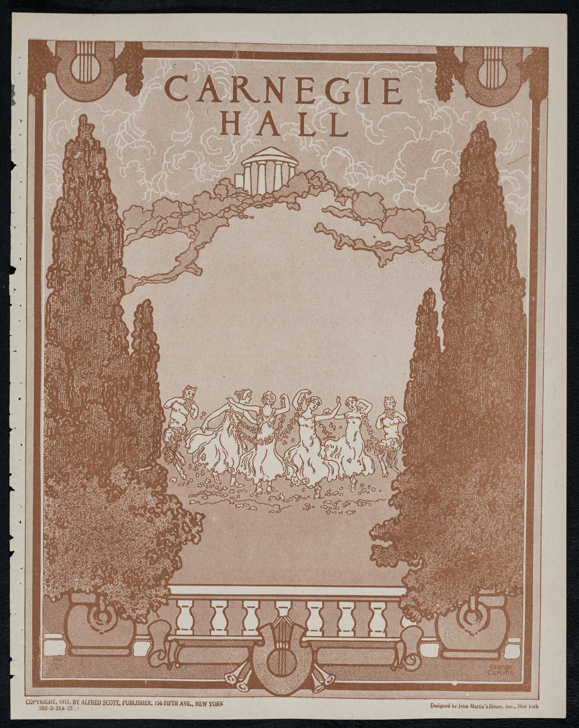Benefit: Fordham University, February 21, 1921, program page 1