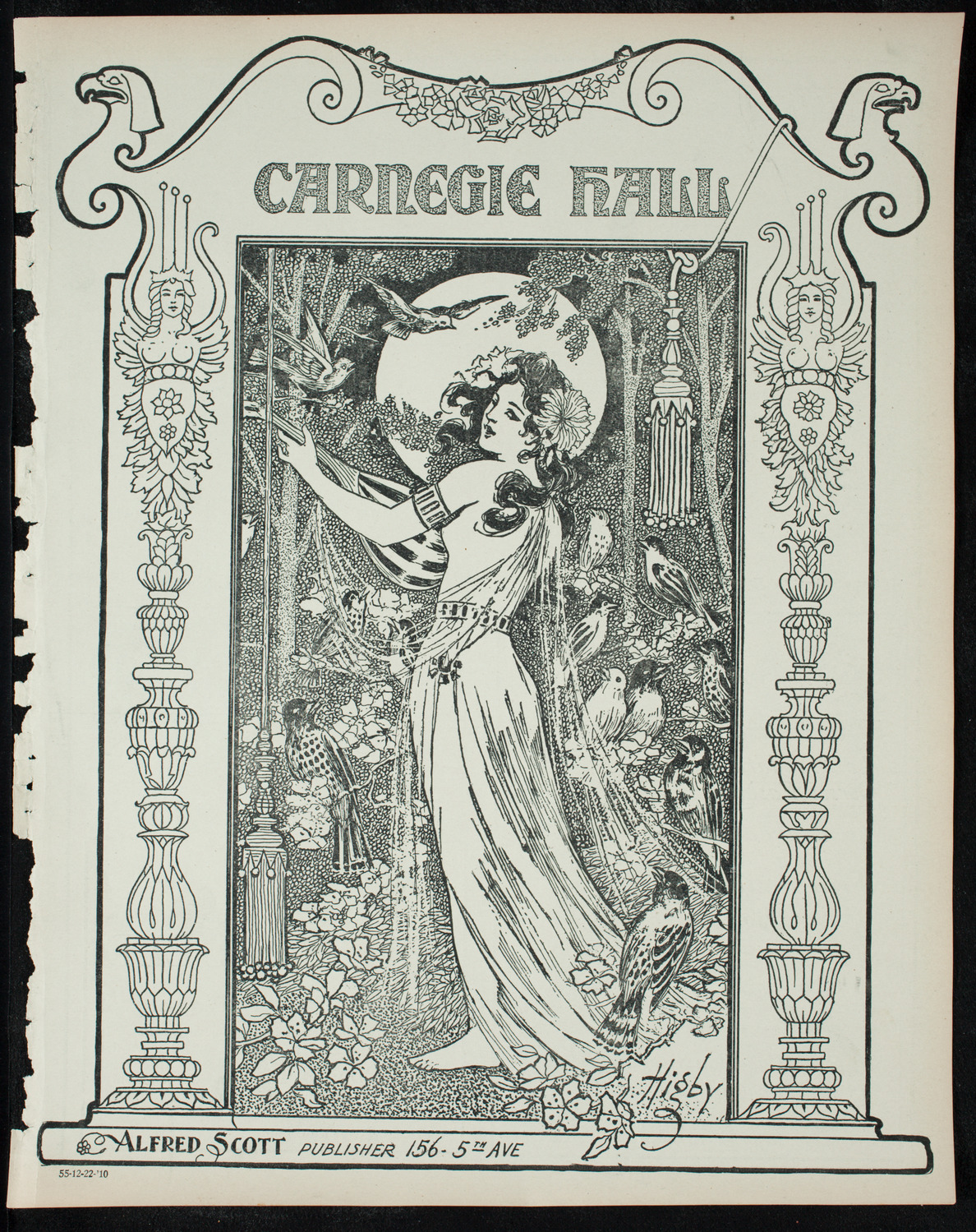 Musical Art Society of New York, December 22, 1910, program page 1