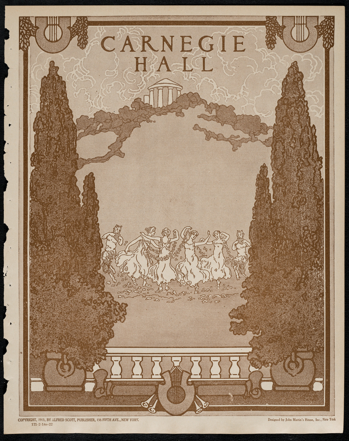 Sergei Rachmaninoff, Piano, February 14, 1922, program page 1