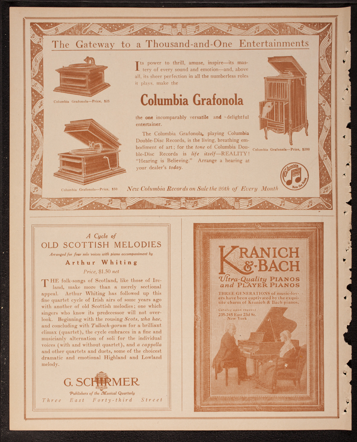 Irish Republic Anniversary Concert: Clan-na-Gael and Cumann-na-mBan, Inc., April 8, 1917, program page 6