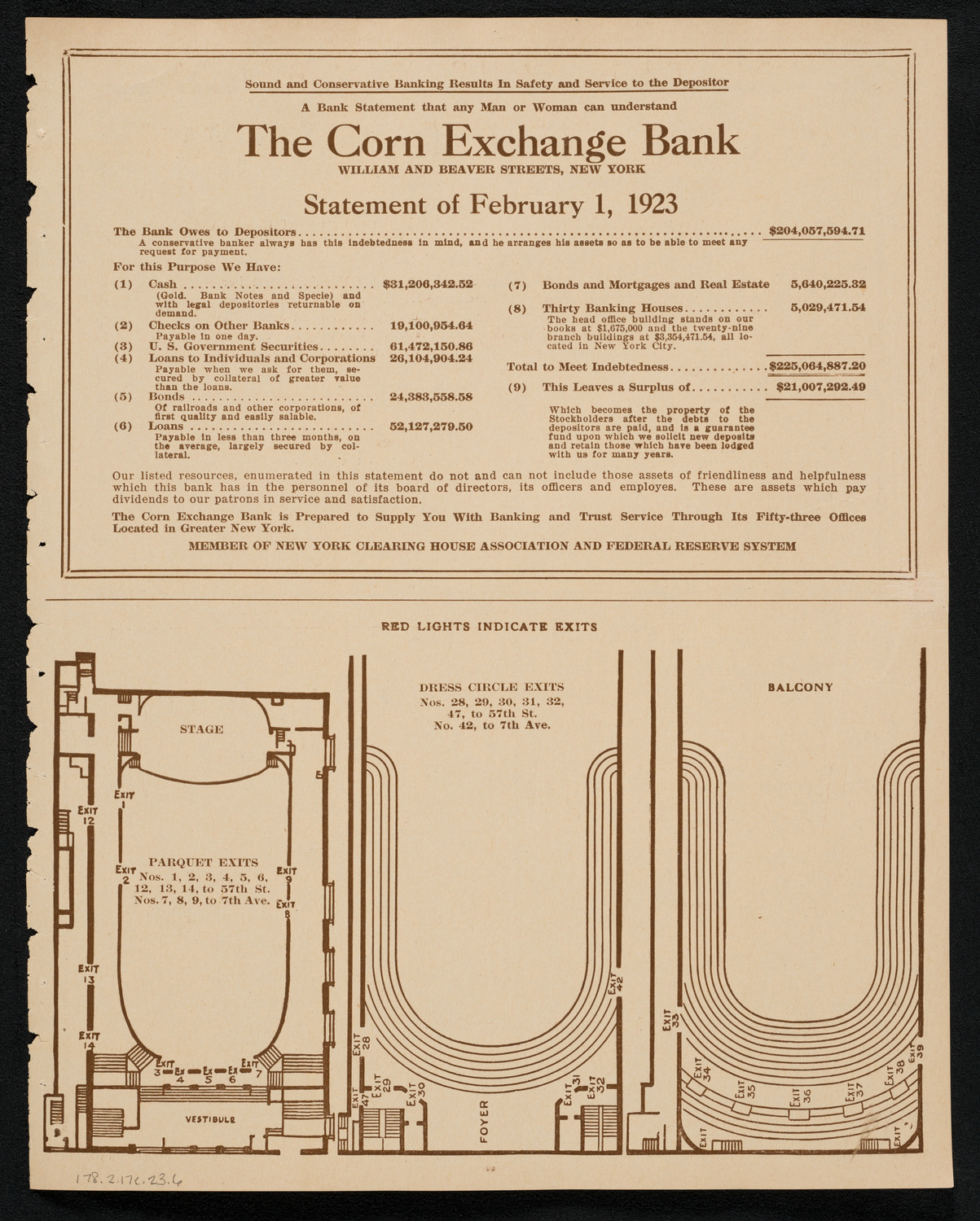 New York Philharmonic, February 17, 1923, program page 11