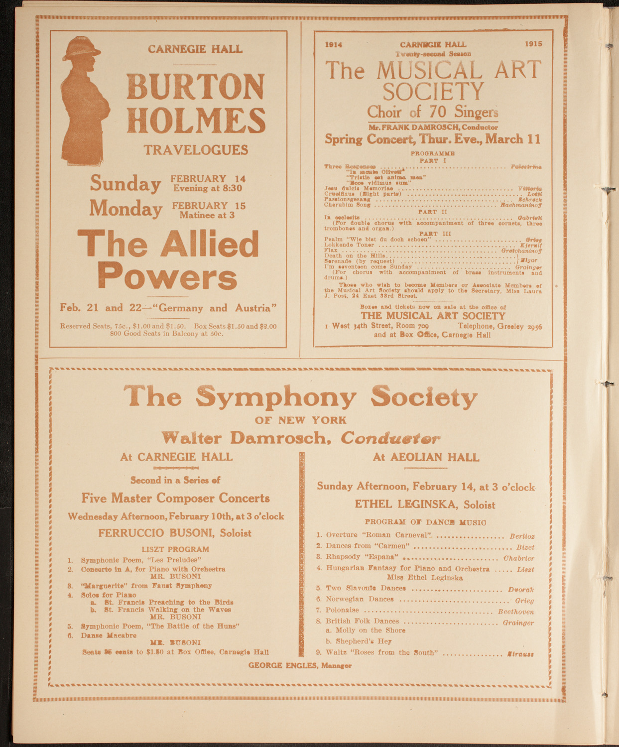Edward S. Curtis Indian Picture Drama: In the Land of the Head Hunters, February 9, 1915, program page 8