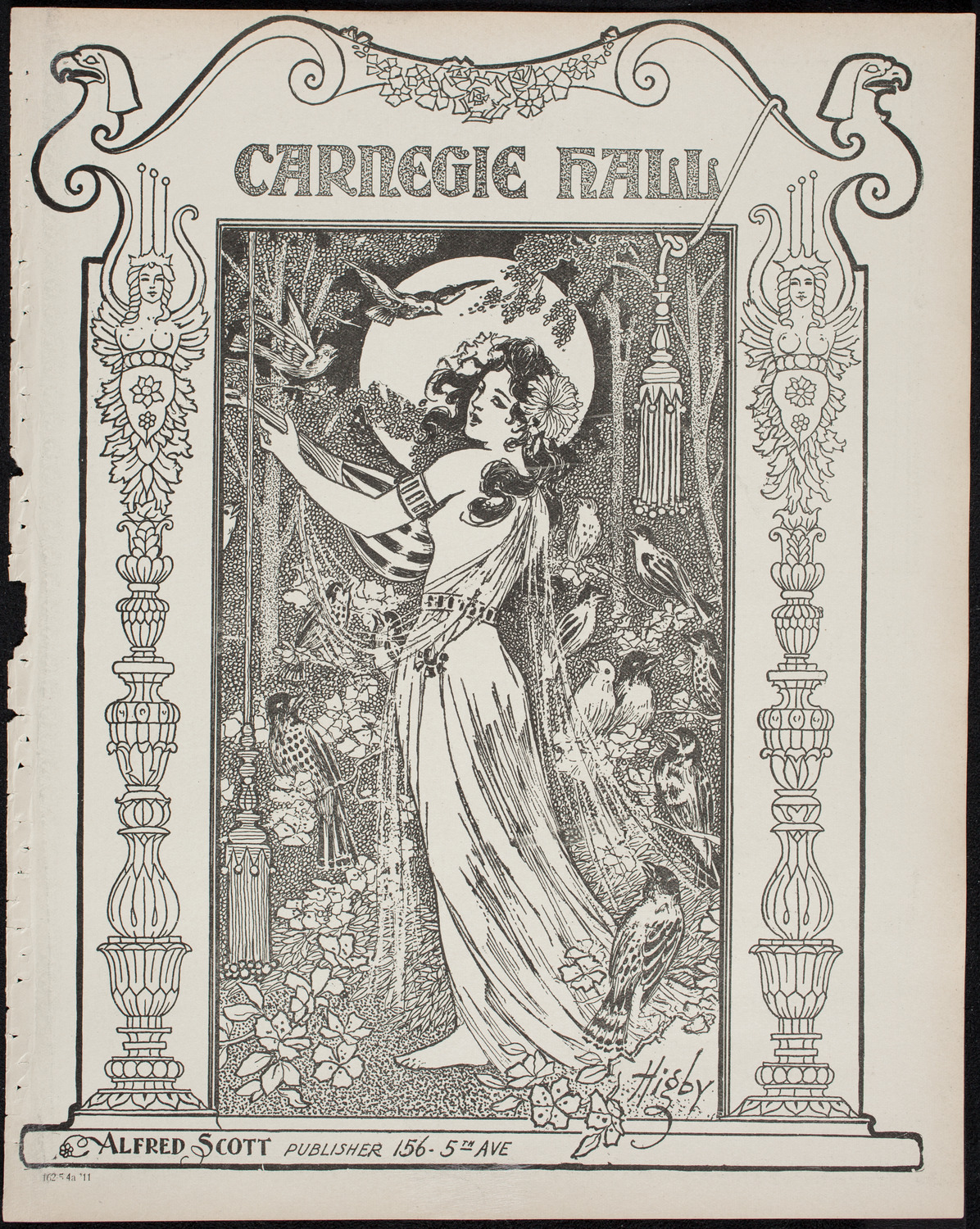 Adeline Genée with The Morris Dancers and The Nahan Franko Symphony Orchestra, May 4, 1911, program page 1