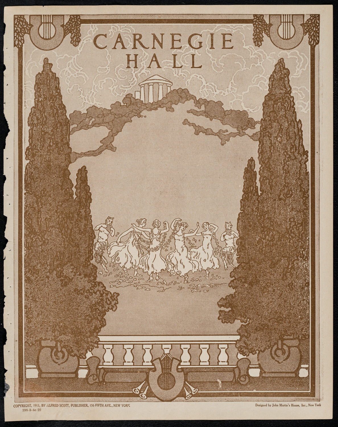 Intercollegiate Glee Club Contest, March 4, 1922, program page 1