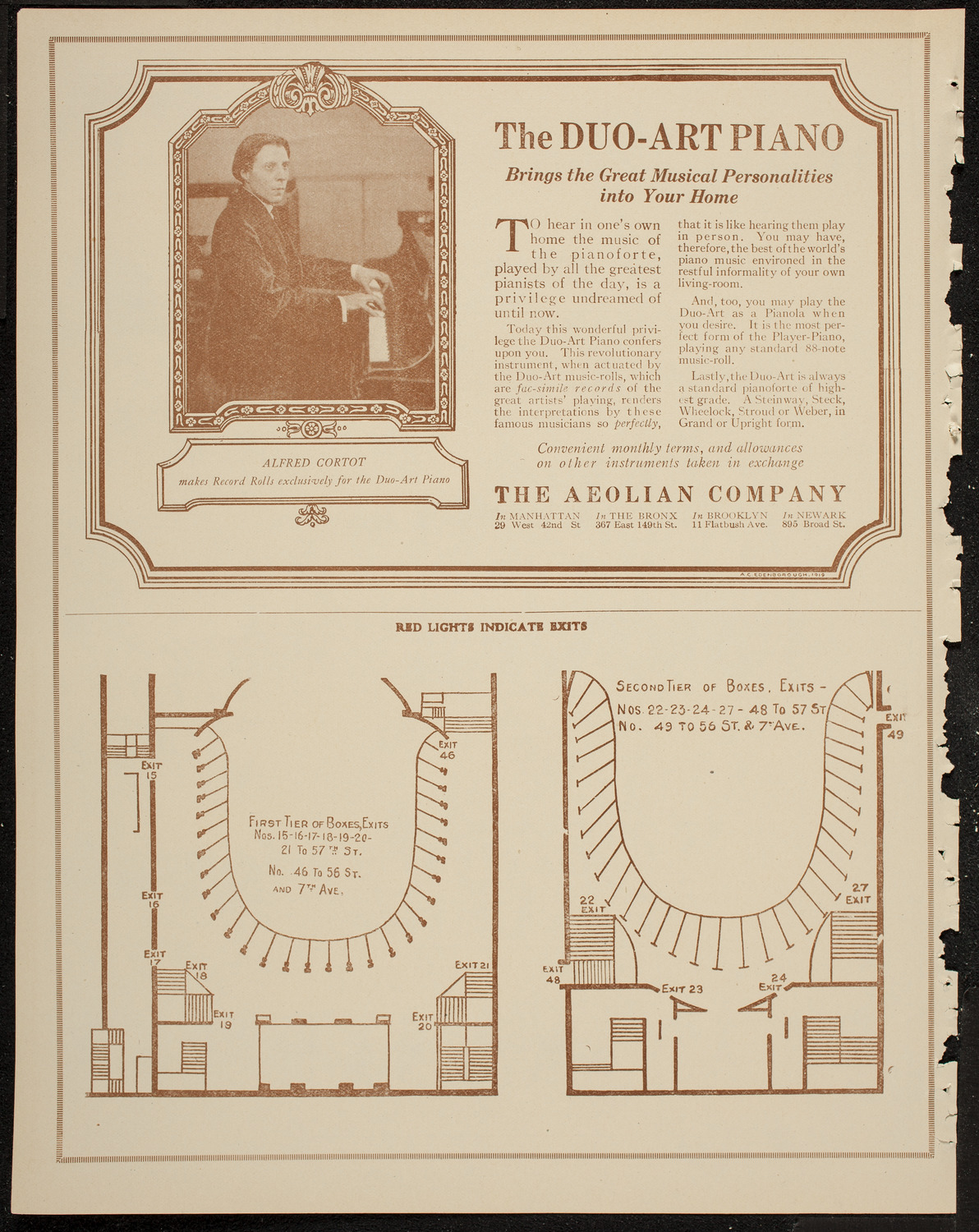 Lecture by Sir Oliver Lodge, February 17, 1920, program page 10